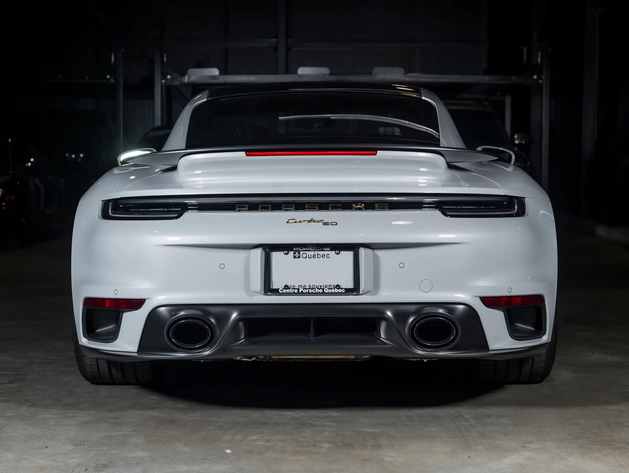 Ice Grey Metallic Porsche 911 Turbo