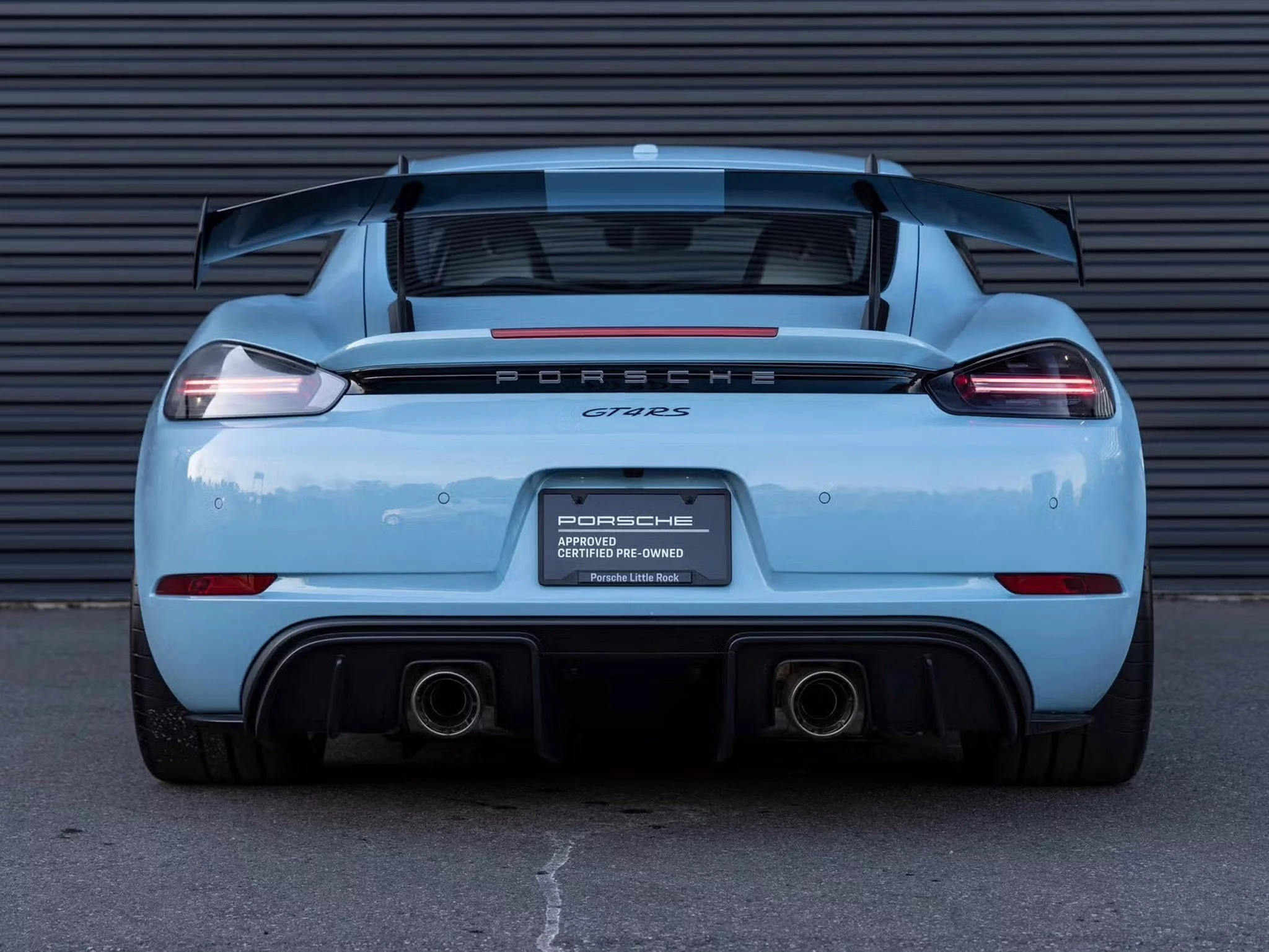 Gulf Blue Porsche 718 Cayman GT4 RS