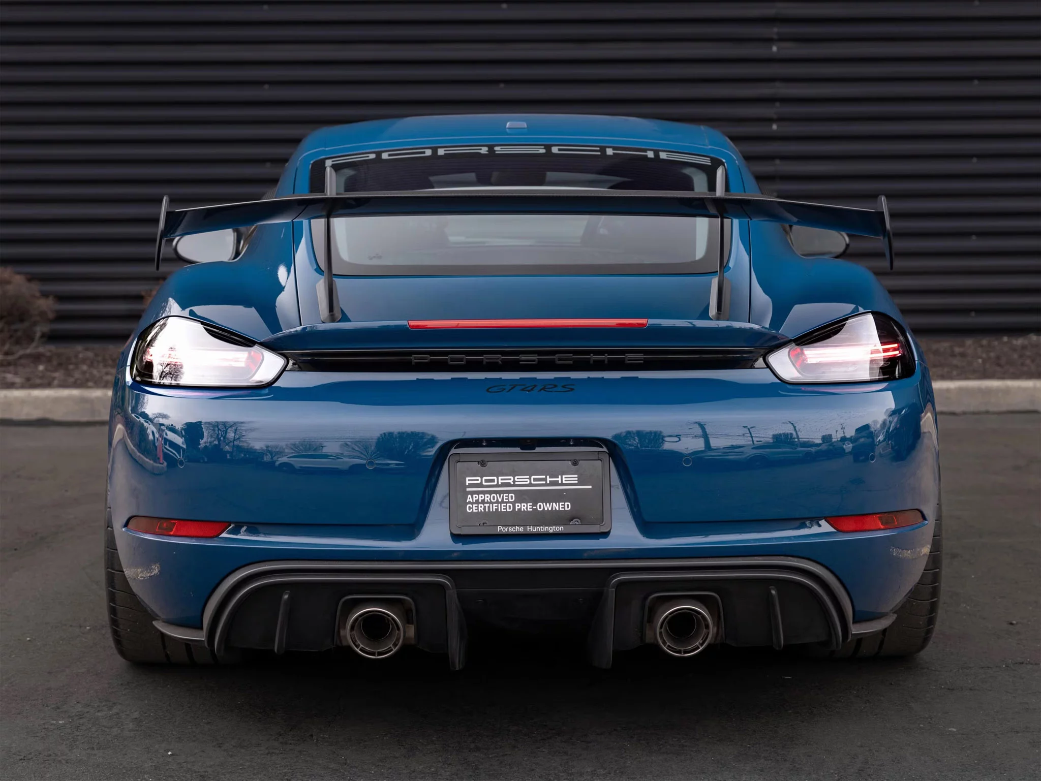 Azure Blue 356 Porsche 718 Cayman GT4 RS