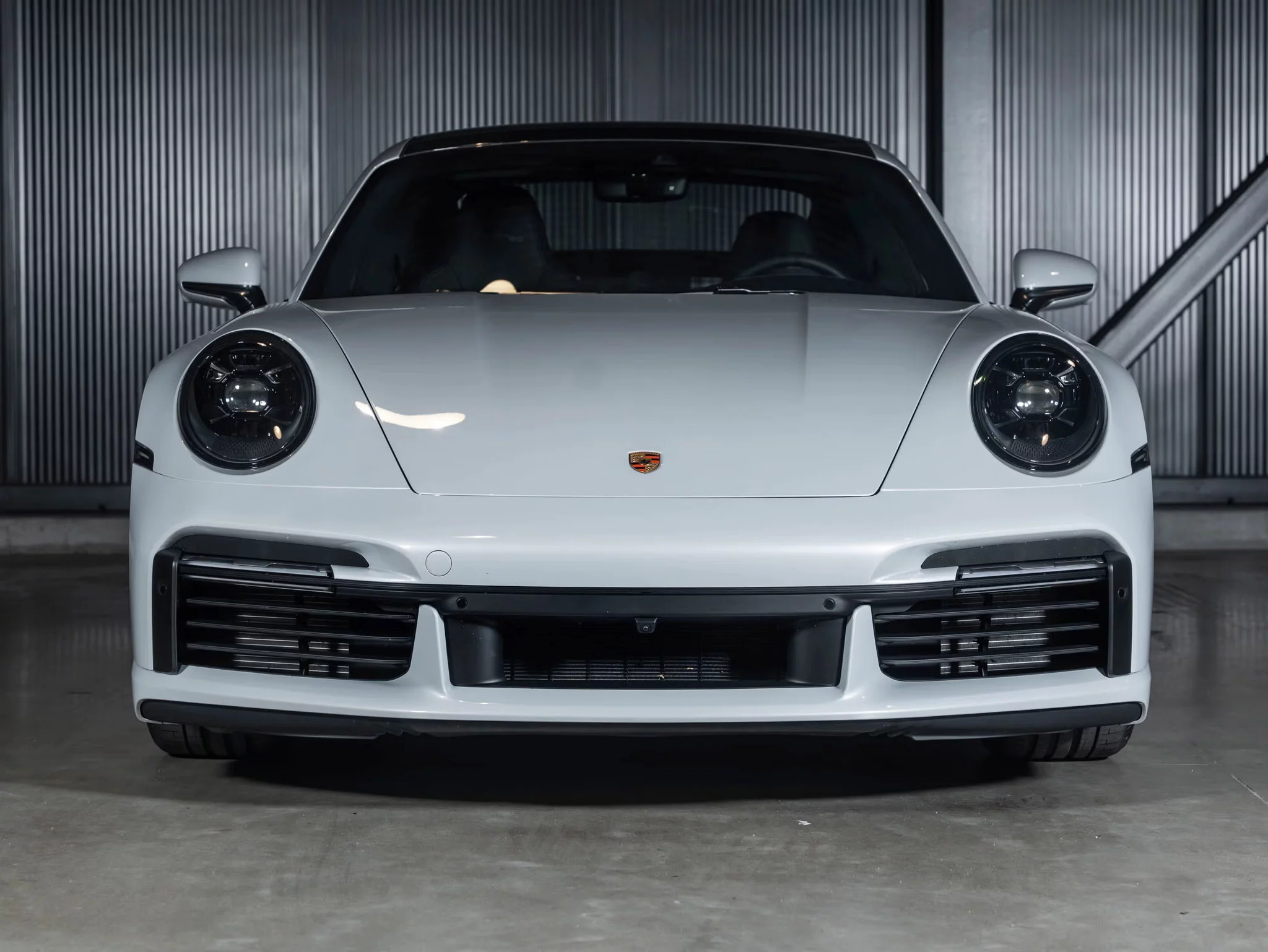 Ice Grey Metallic Porsche 911 Turbo