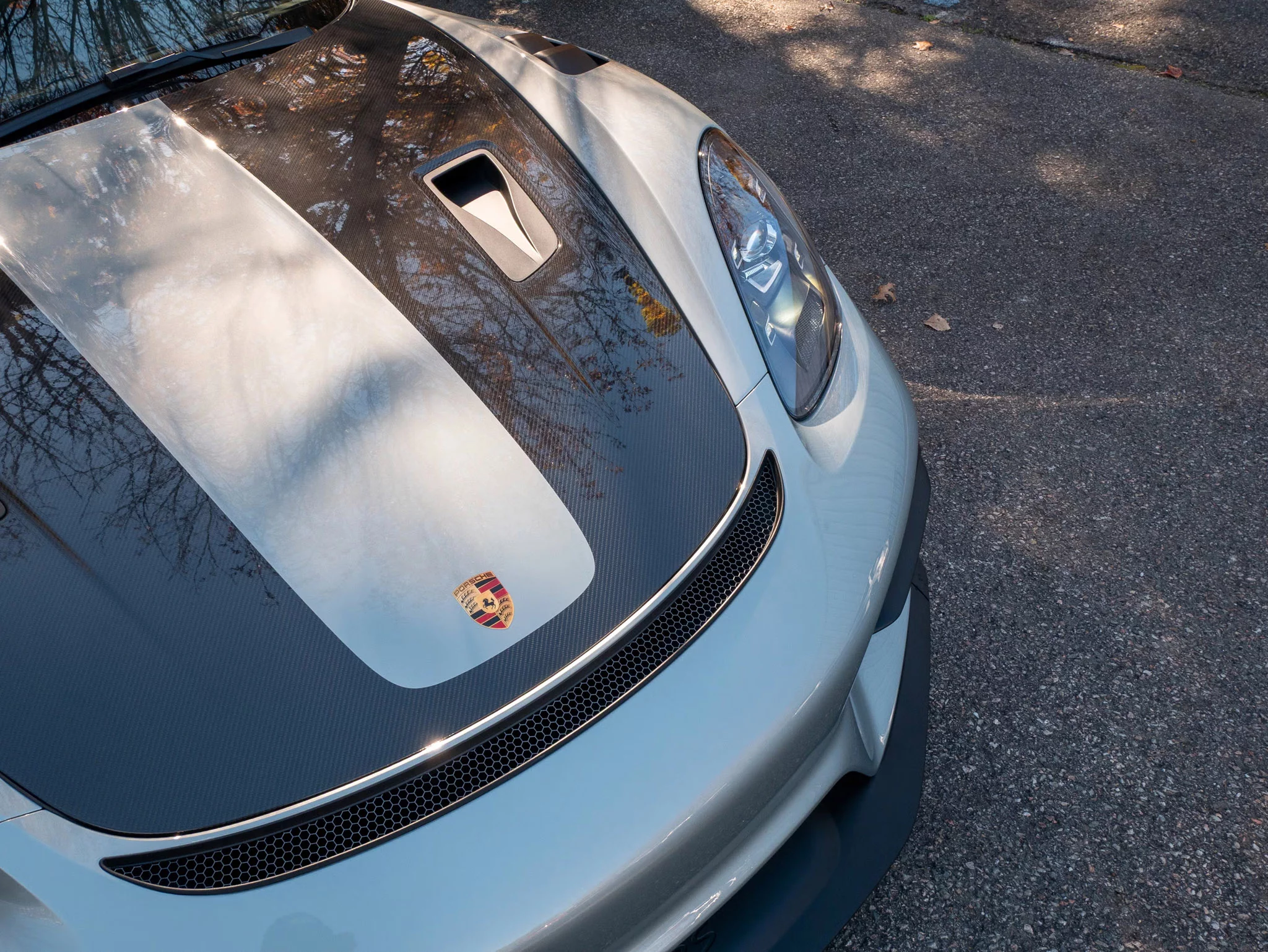 Fish Silver Grey Metallic Porsche 718 Cayman GT4 RS