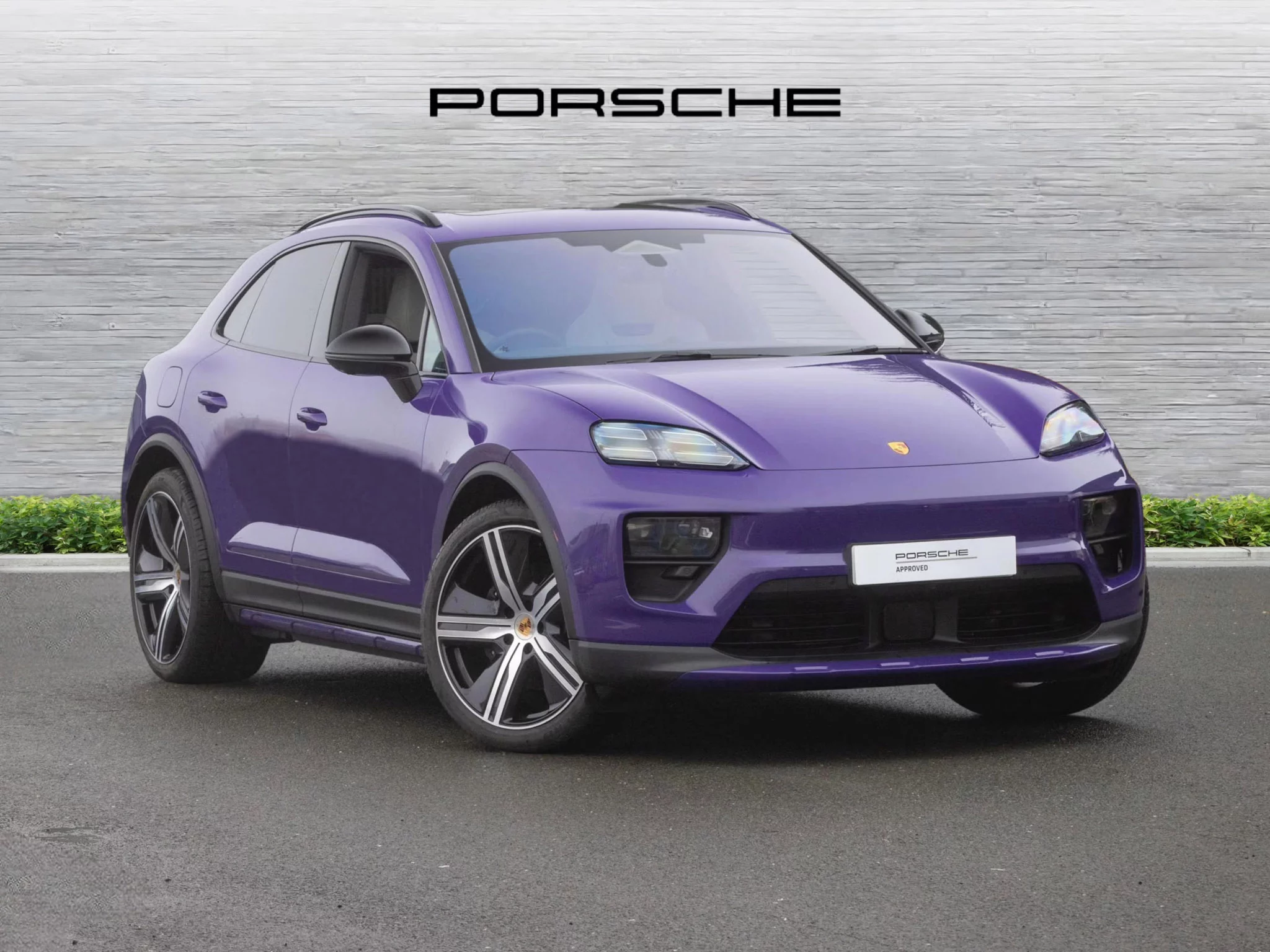 Ultraviolet Porsche Macan Electric