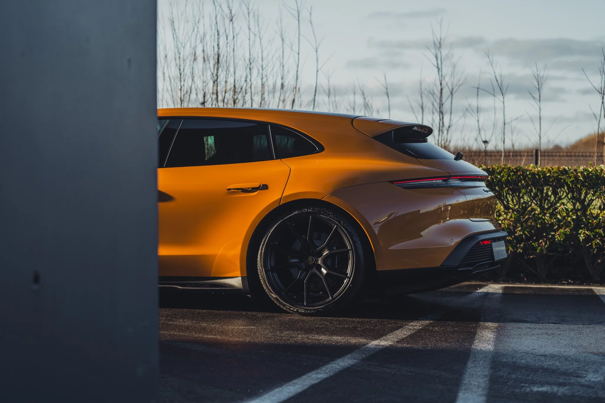 Bahama Yellow Porsche Taycan