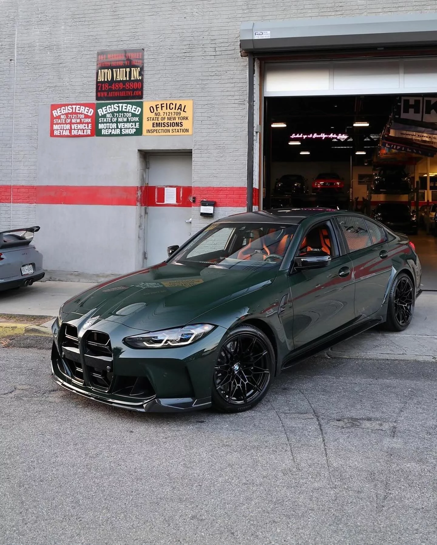 Brewster Green BMW M3