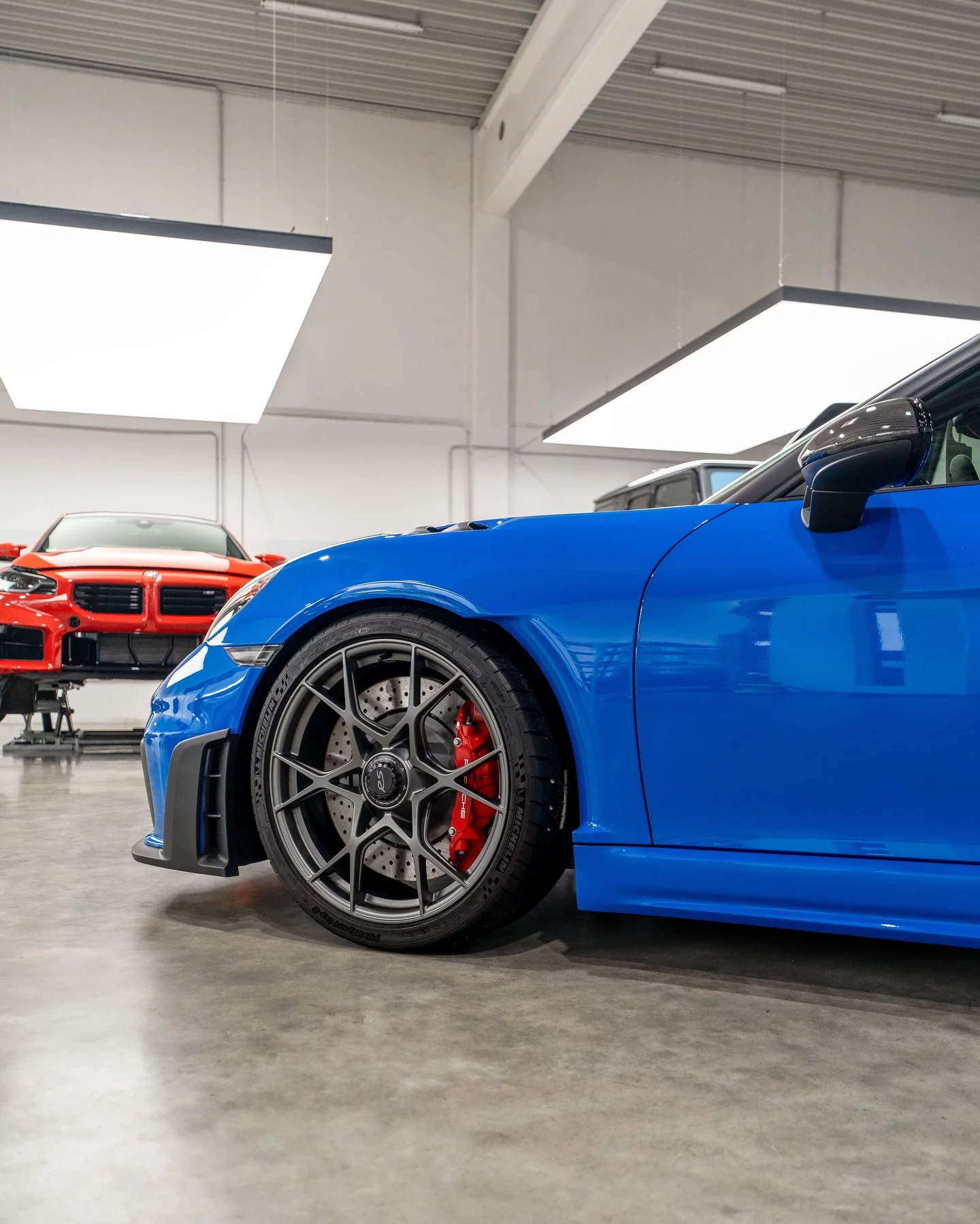 Shark Blue Porsche 718 Spyder RS