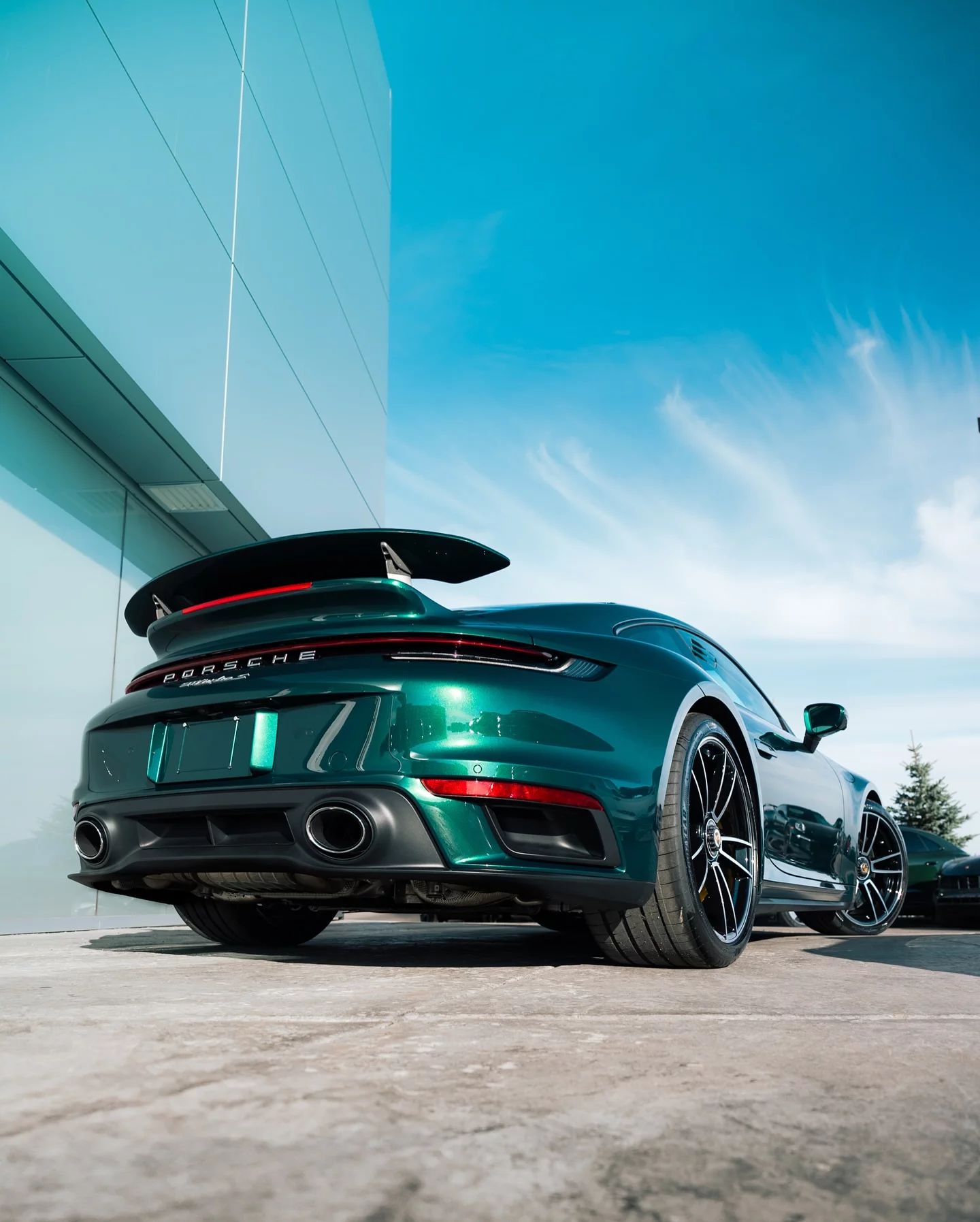 Porsche Racing Green Metallic Porsche 911 Turbo