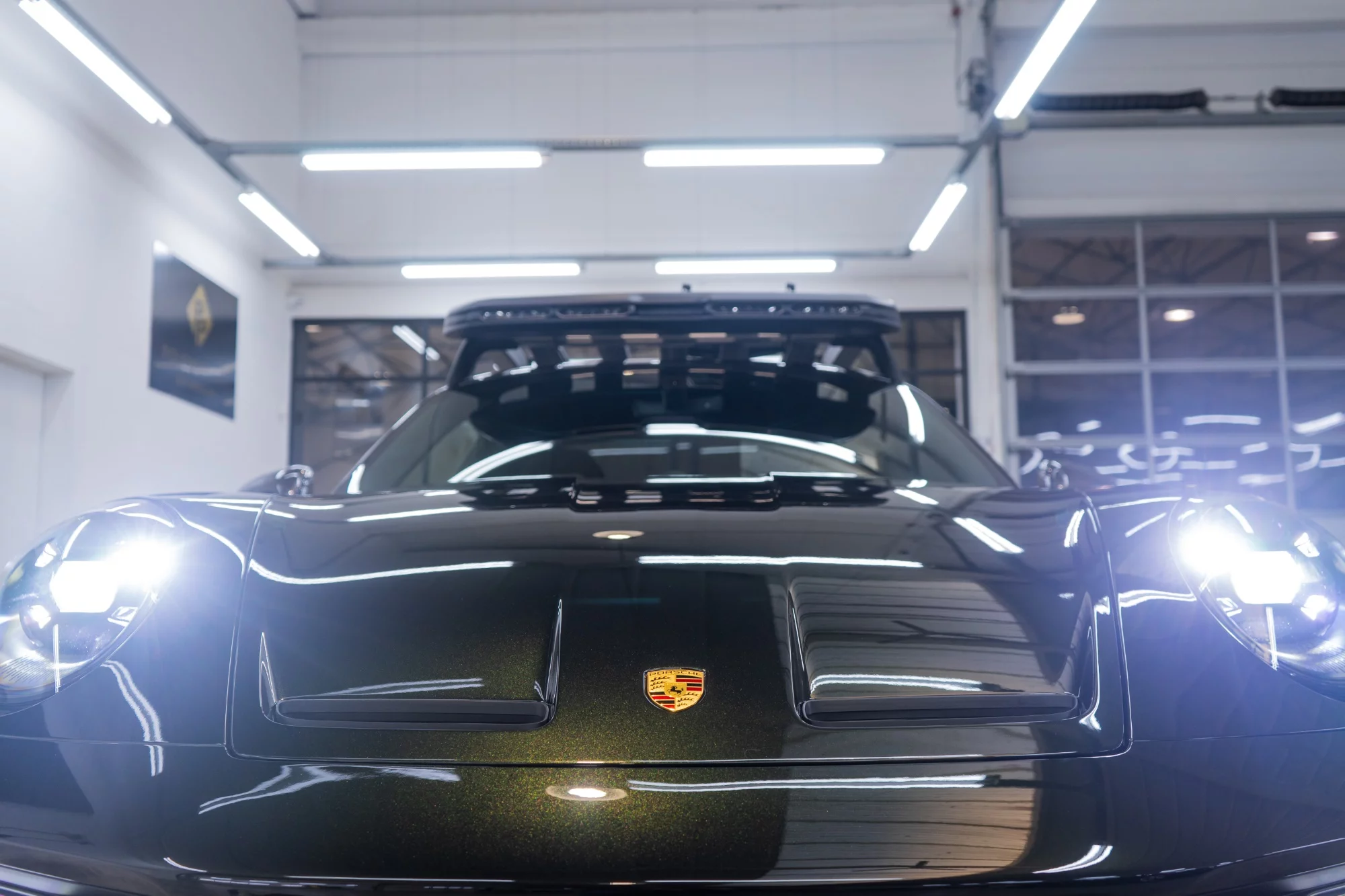 Dark Olive Metallic Porsche 911 Dakar