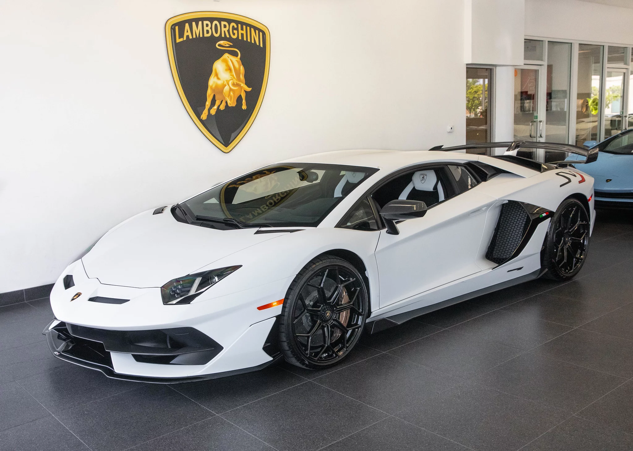 Bianco Phanes Lamborghini Aventador