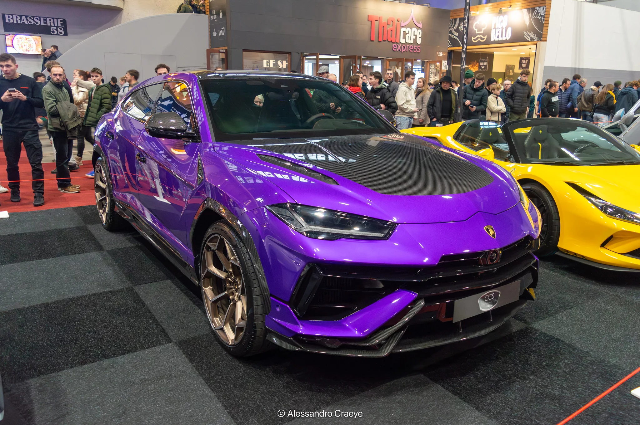 Viola Pasifae Lamborghini Urus
