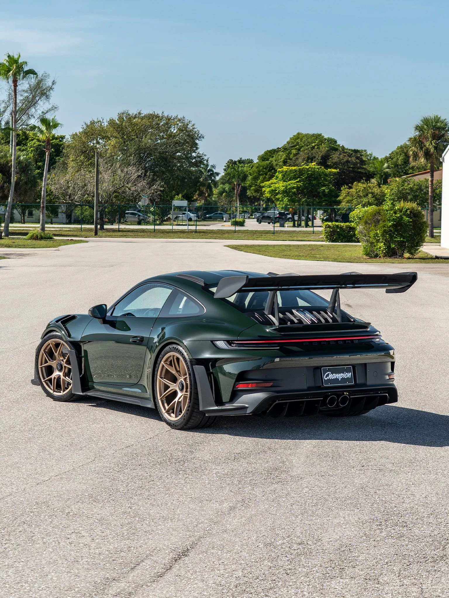 Brewster Green Porsche 911 GT3 RS