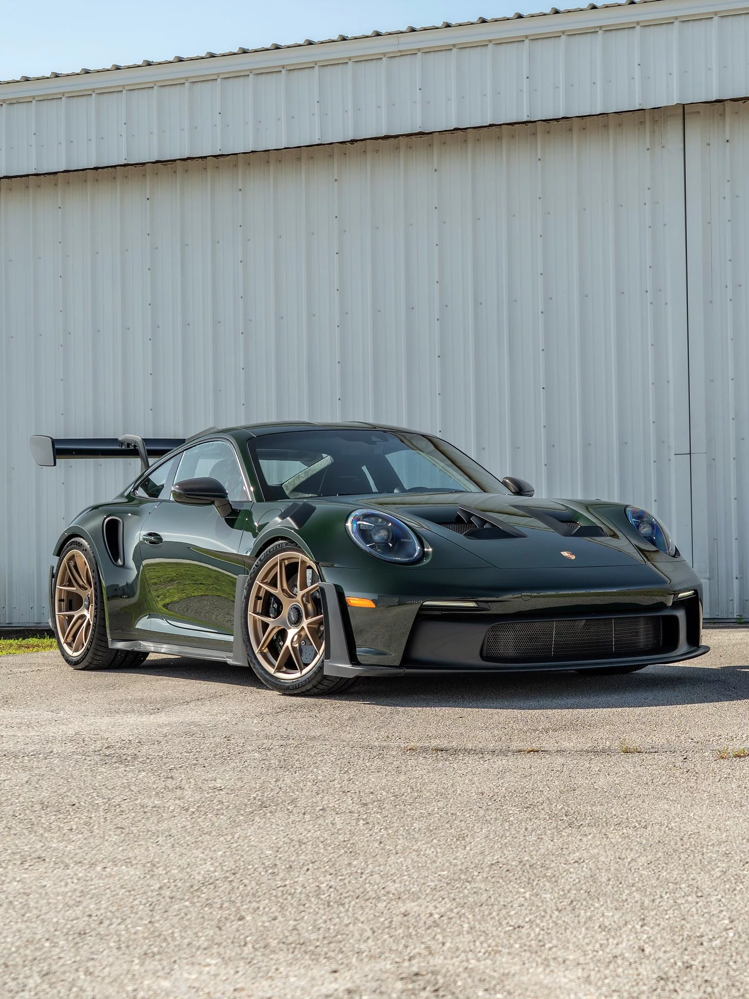 Brewster Green Porsche 911 GT3 RS