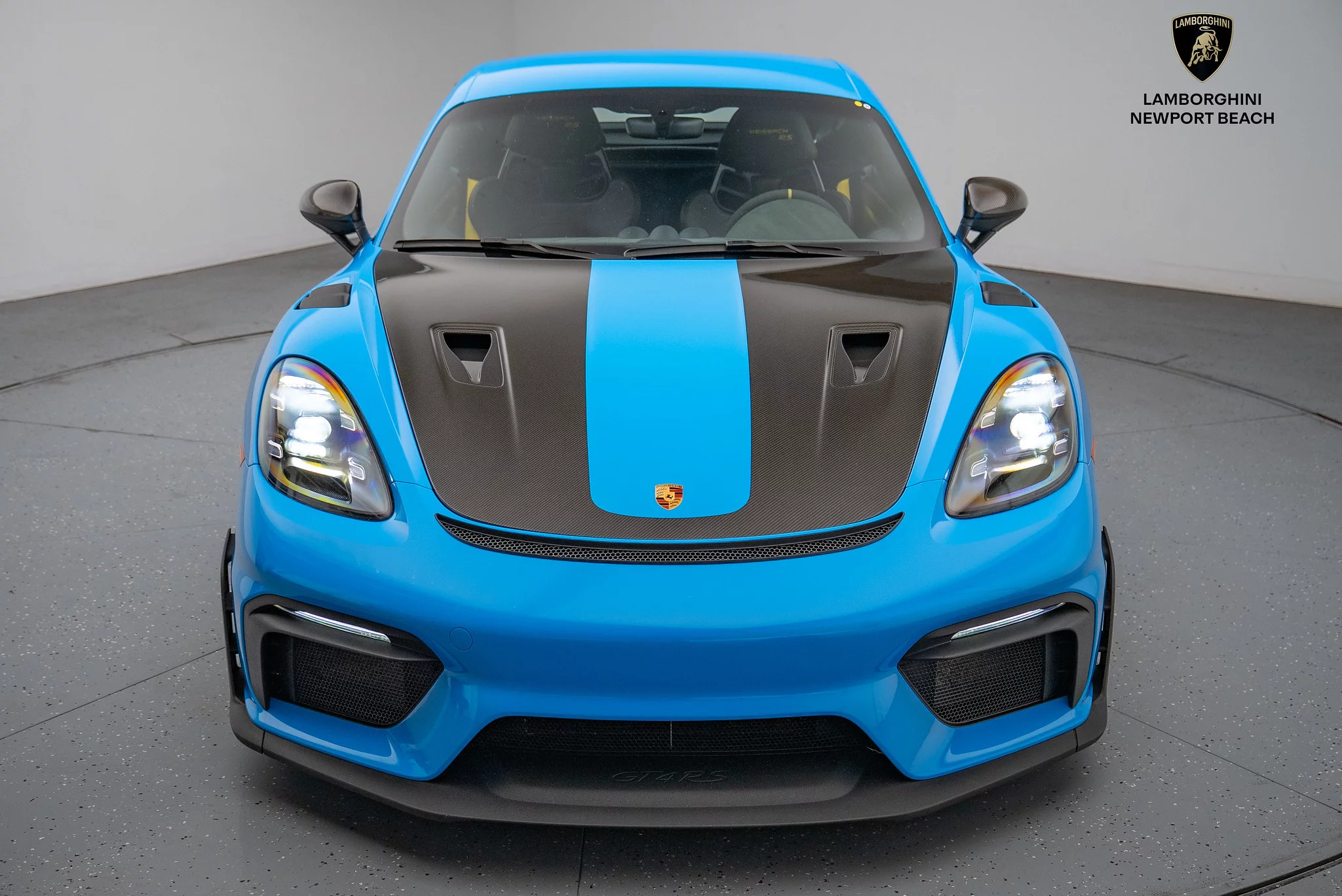 Riviera Blue Porsche 718 Cayman GT4 RS