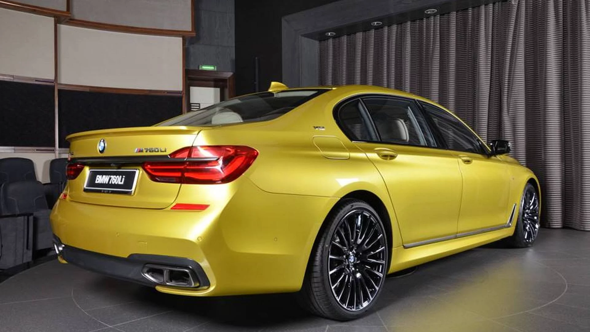 Austin Yellow BMW 7 Series