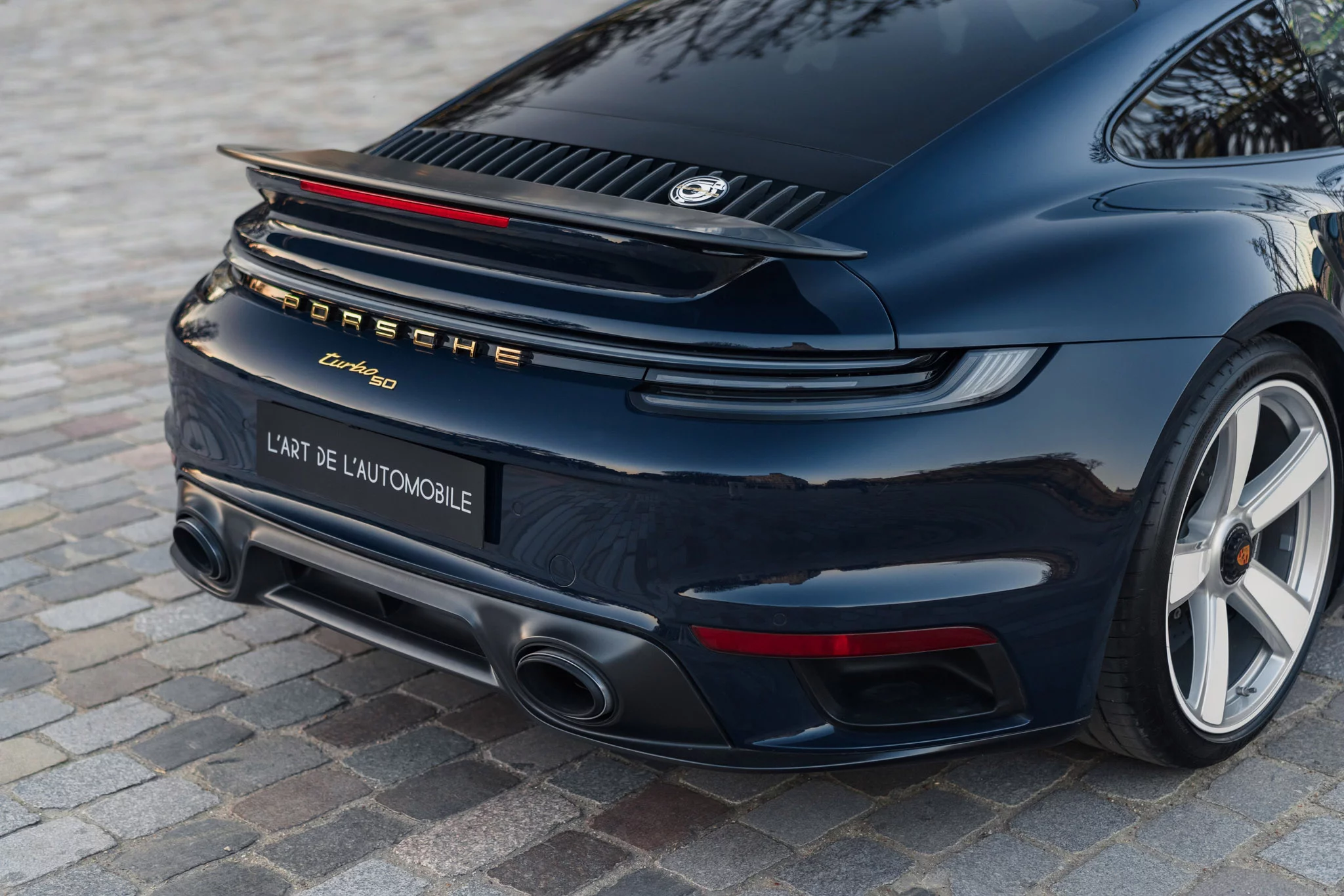 Dark Sea Blue Porsche 911 Turbo