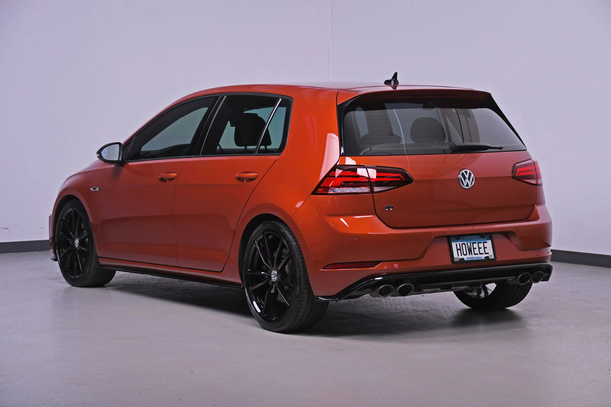 Copper Orange Volkswagen Golf