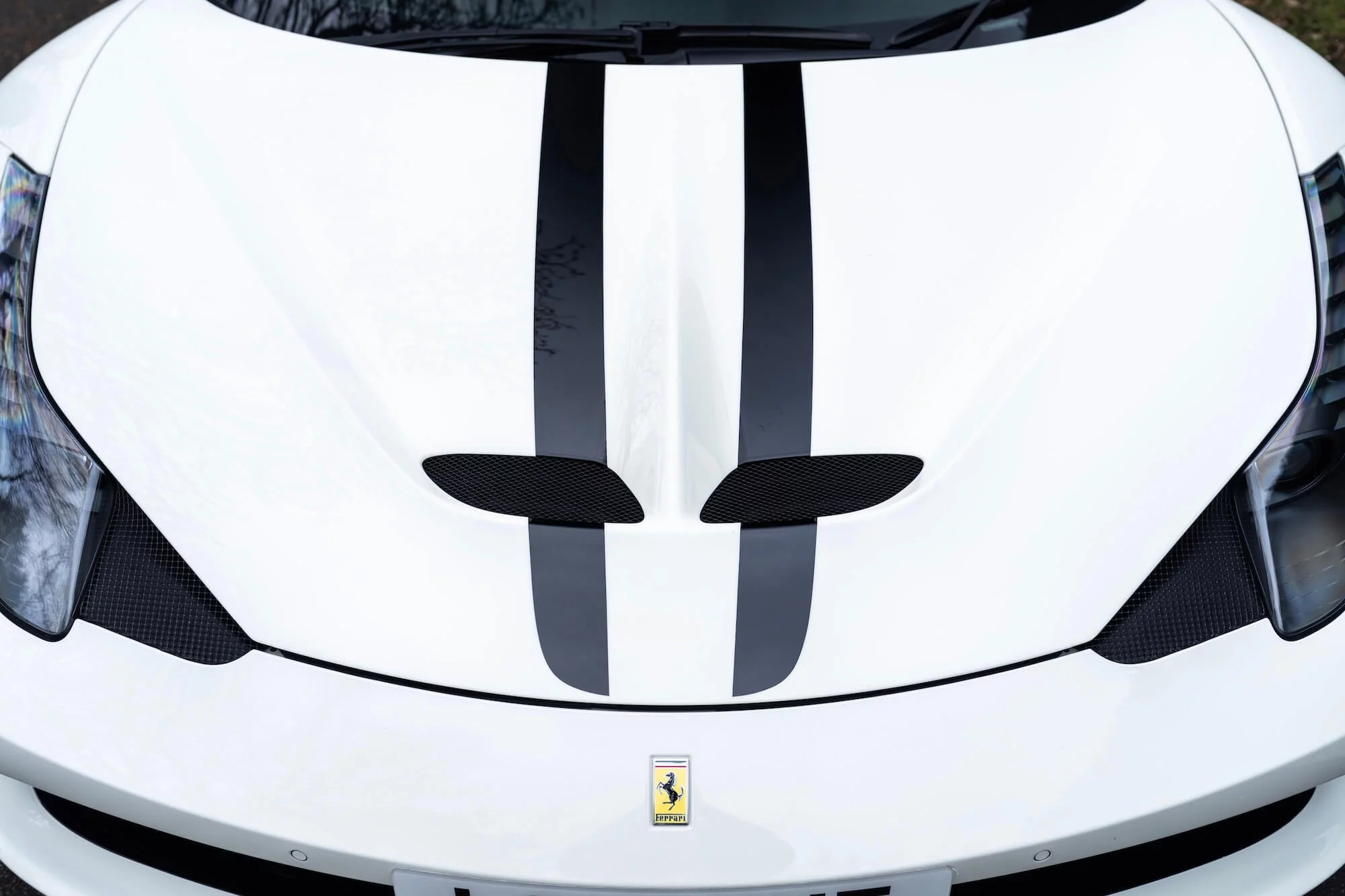Bianco Avus Ferrari 458