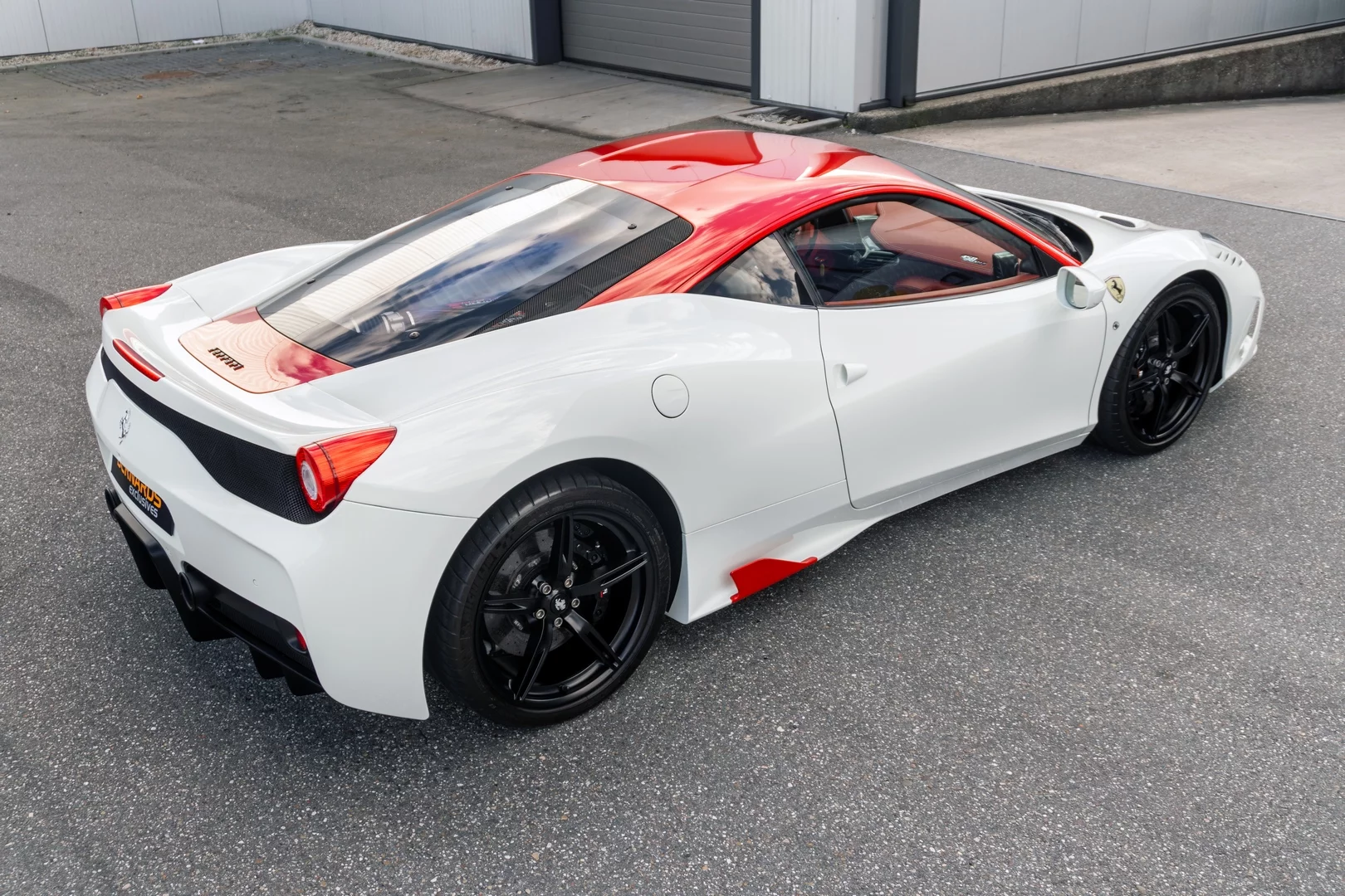 Bianco Avus Ferrari 458