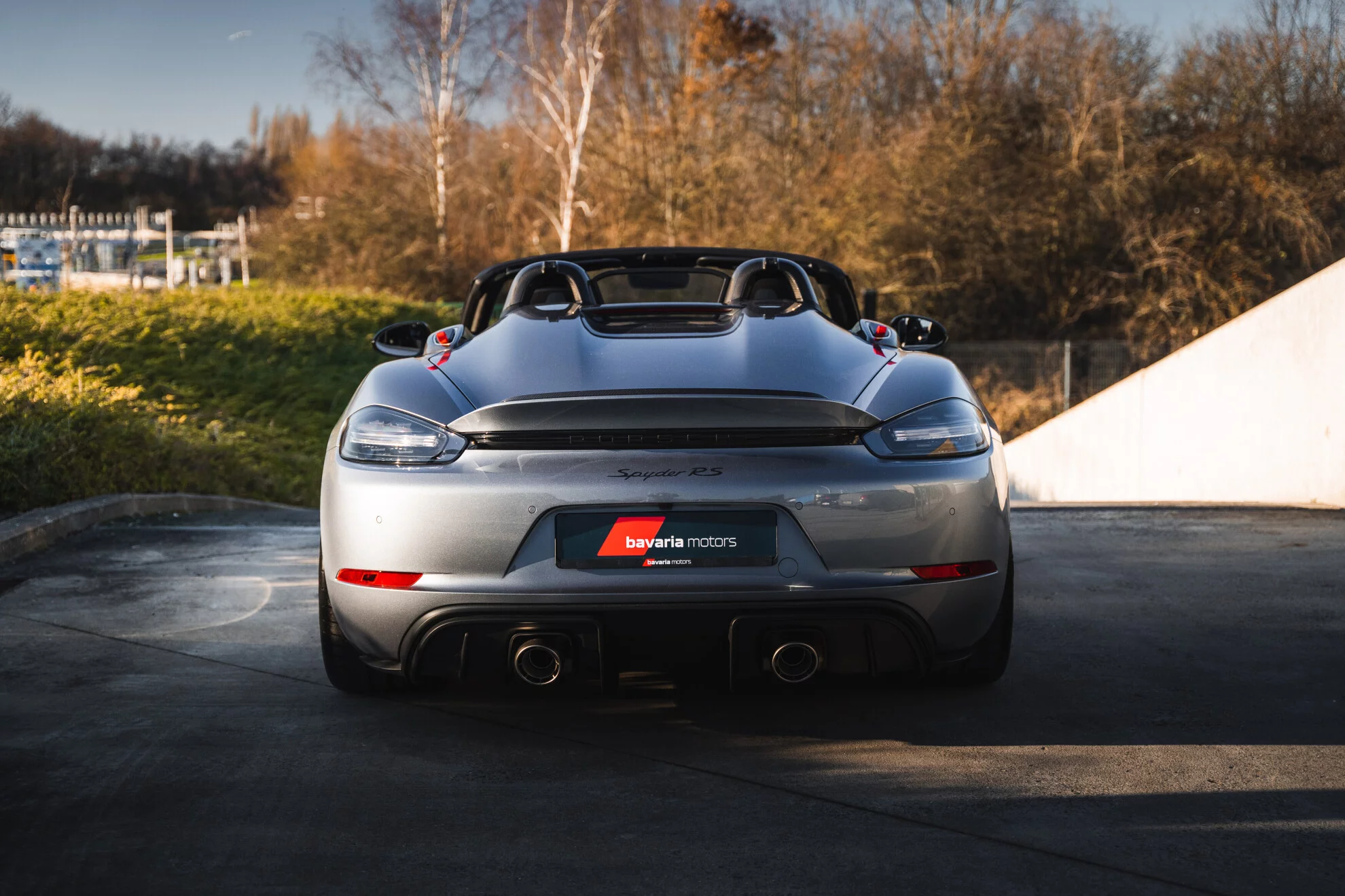 Vanadium Grey Metallic Porsche 718 Spyder RS