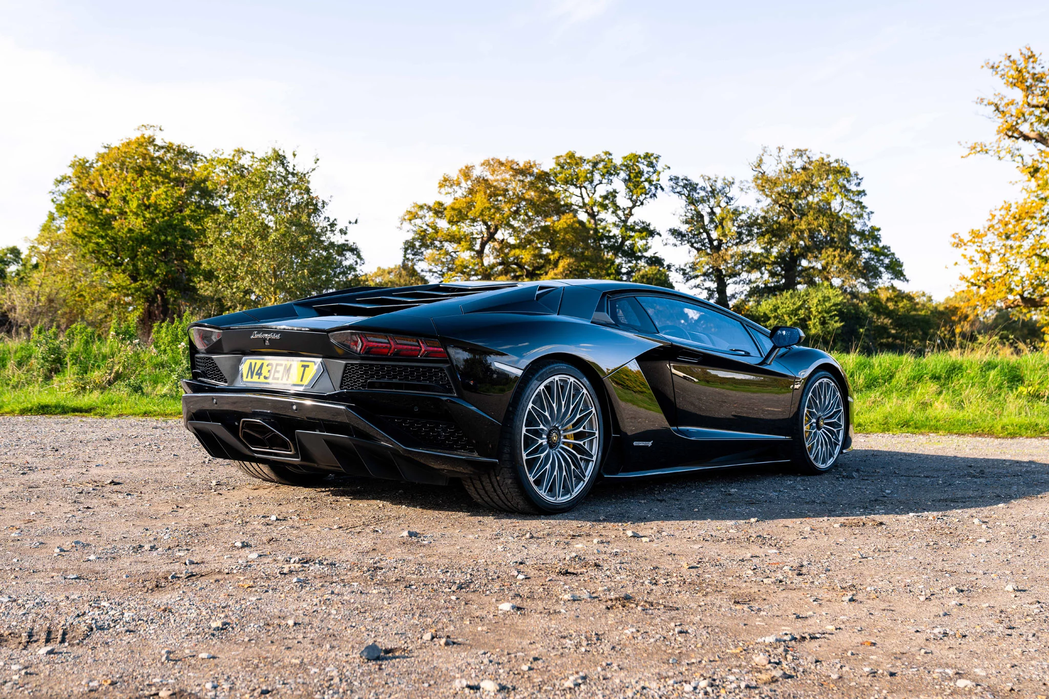 Nero Aldebaran Lamborghini Aventador