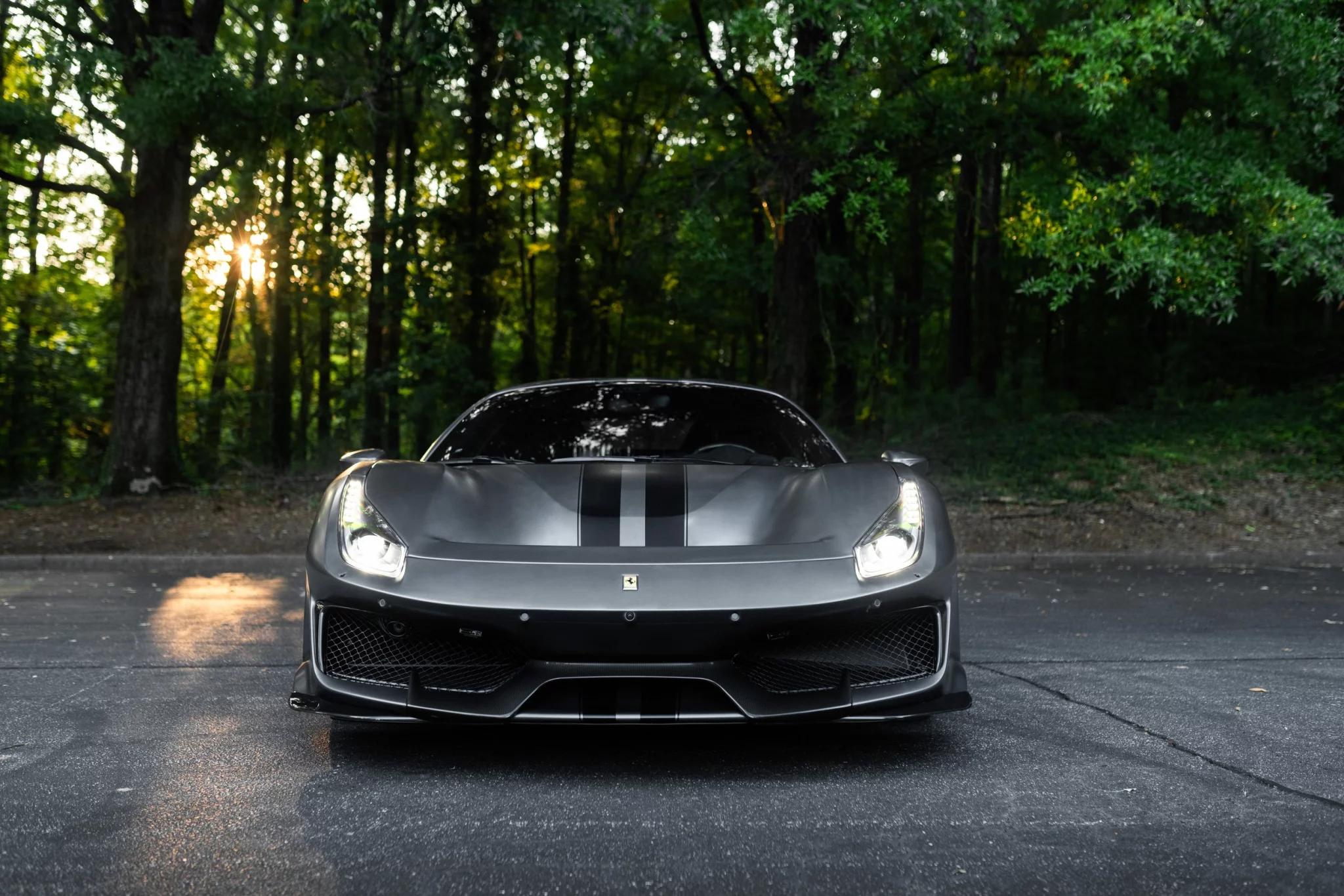 Grigio Silverstone Opaco Ferrari 488