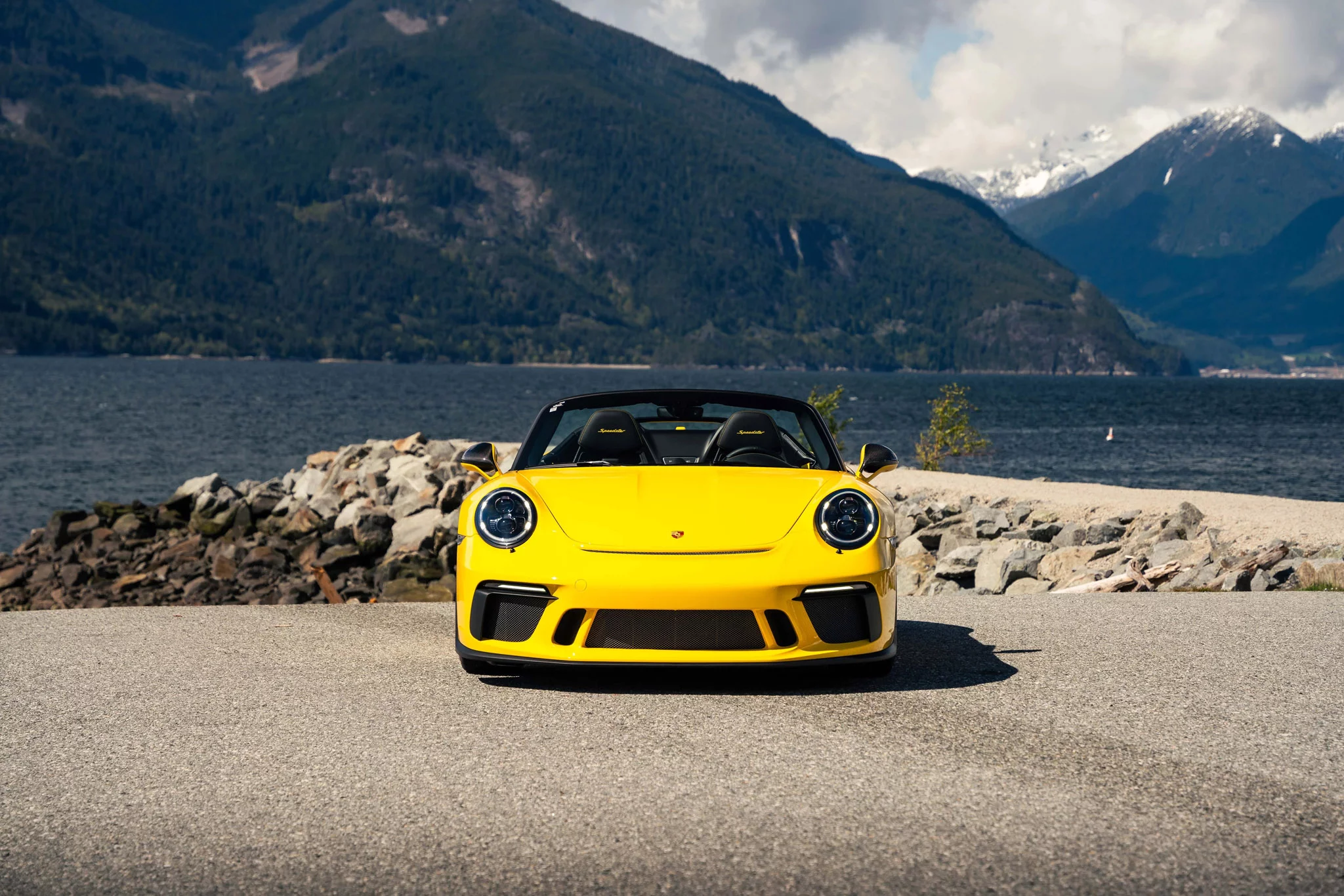 Racing Yellow Porsche 911 Speedster