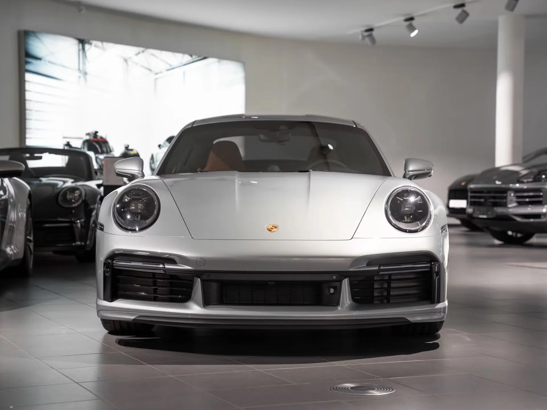 Fish Silver Grey Metallic Porsche 911 Sport Classic