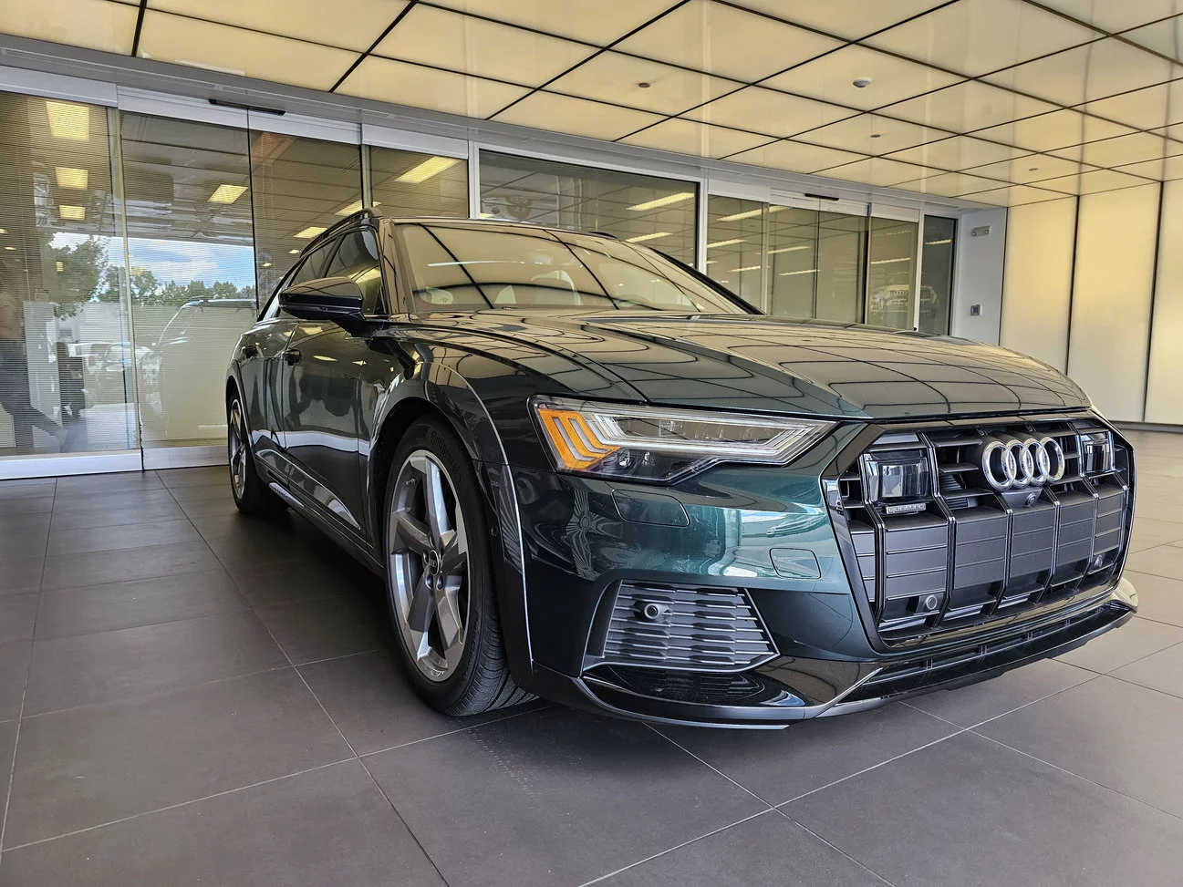 Forest Green Metallic Audi A6