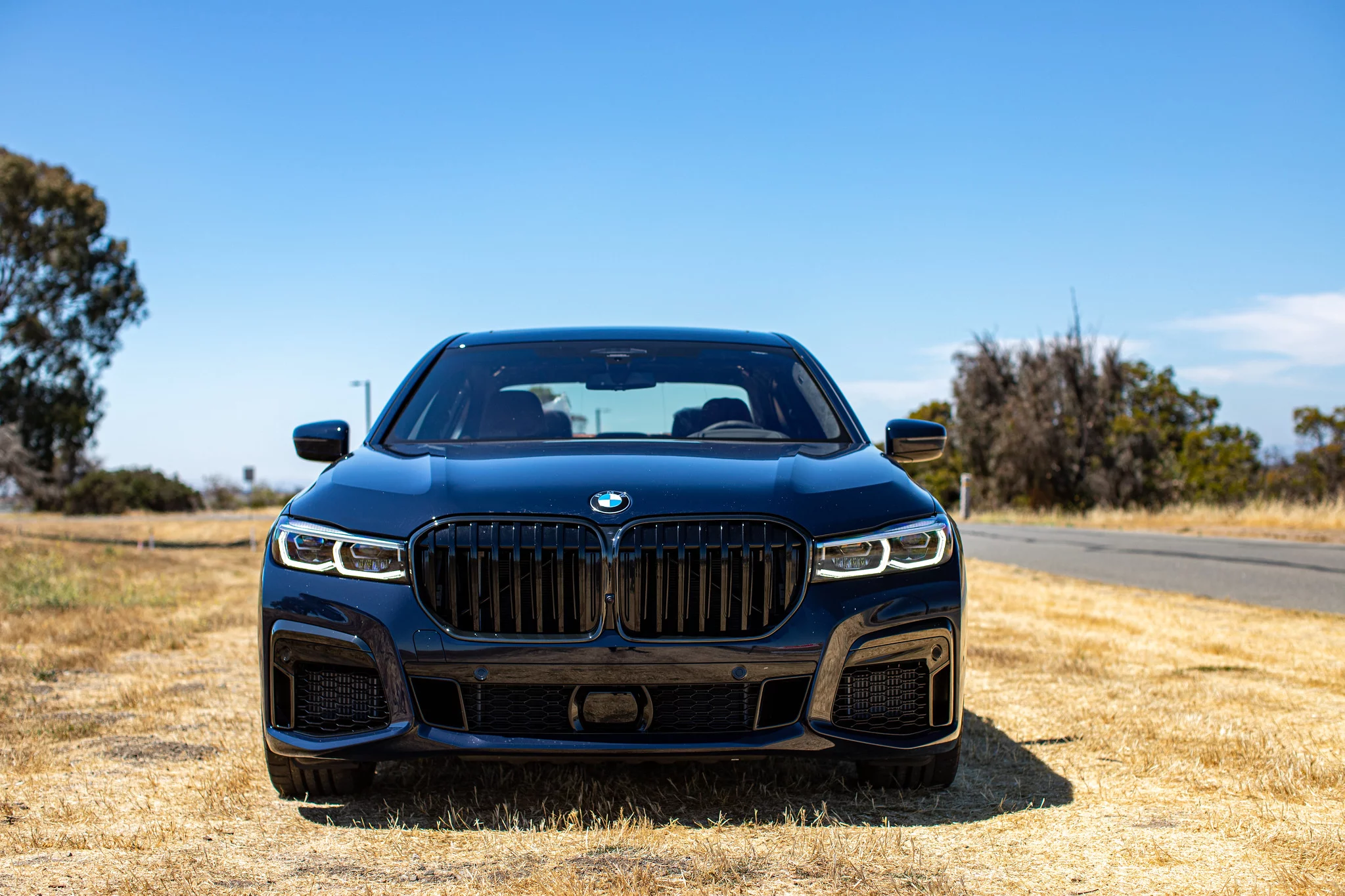 Black Blue BMW 7 Series
