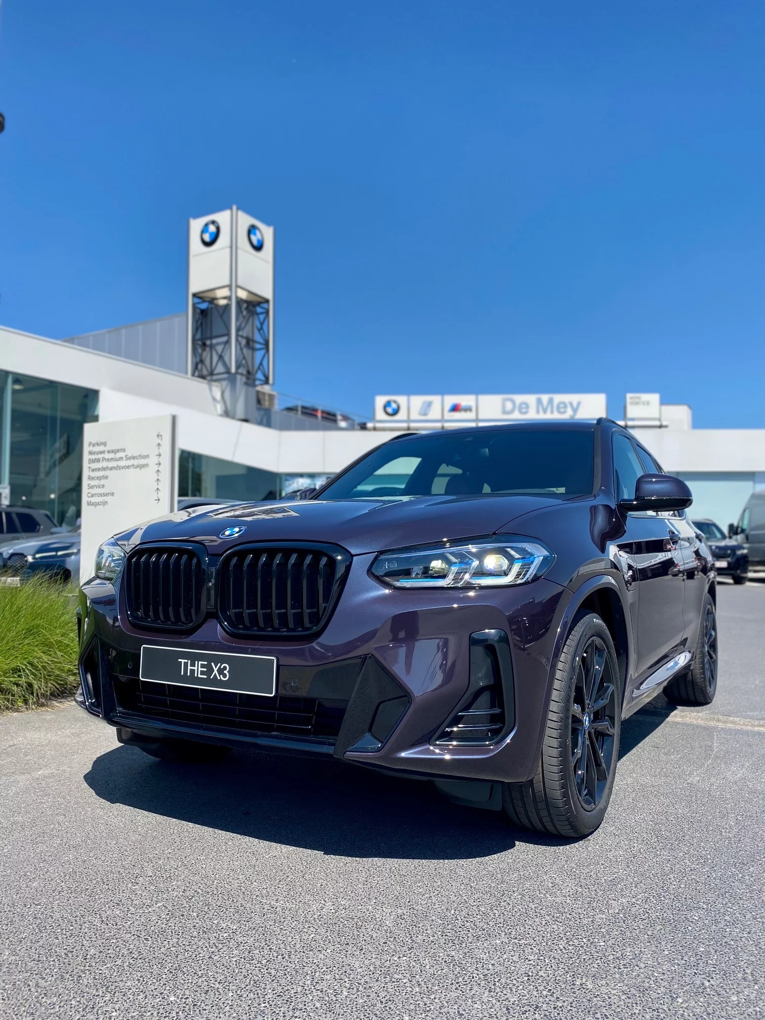 Macao Blue BMW X3