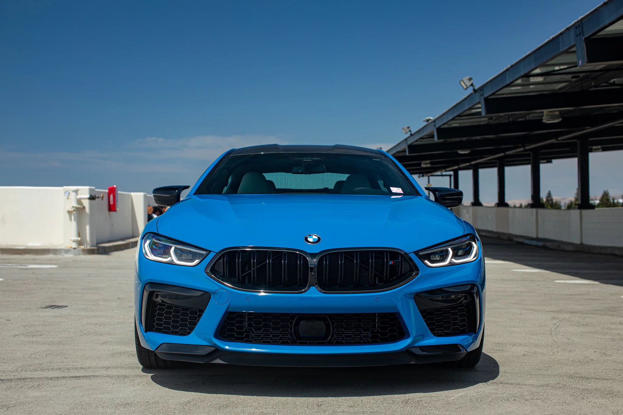 Pure Blue BMW M8