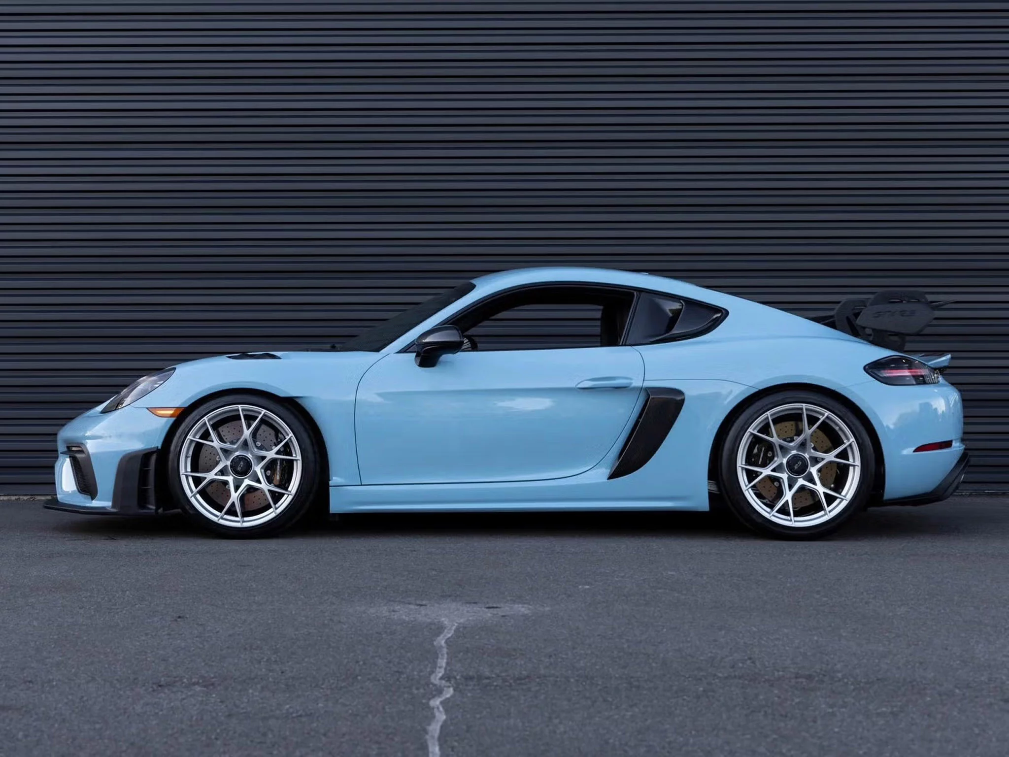 Gulf Blue Porsche 718 Cayman GT4 RS