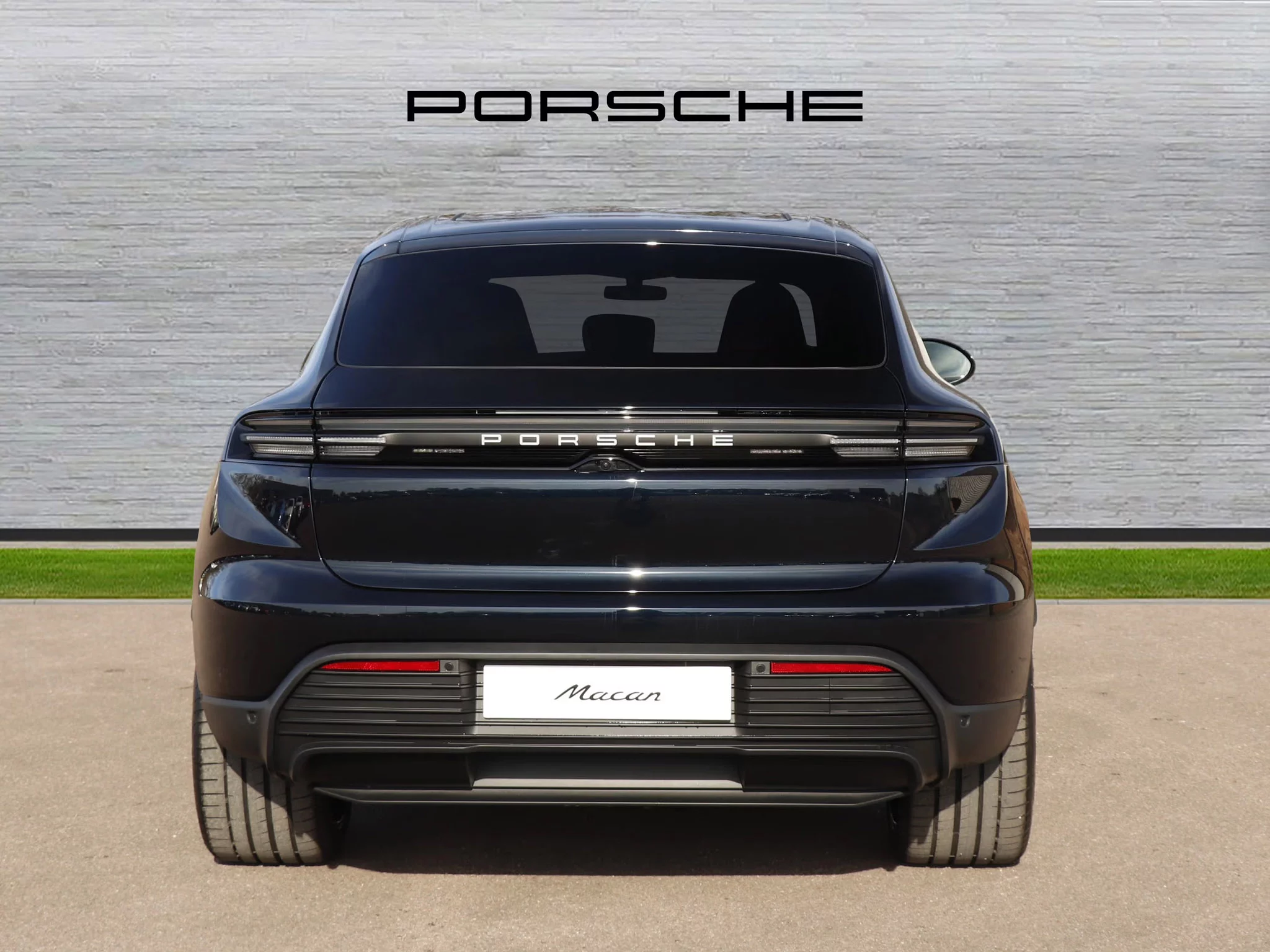 Moonlight Blue Metallic Porsche Macan Electric
