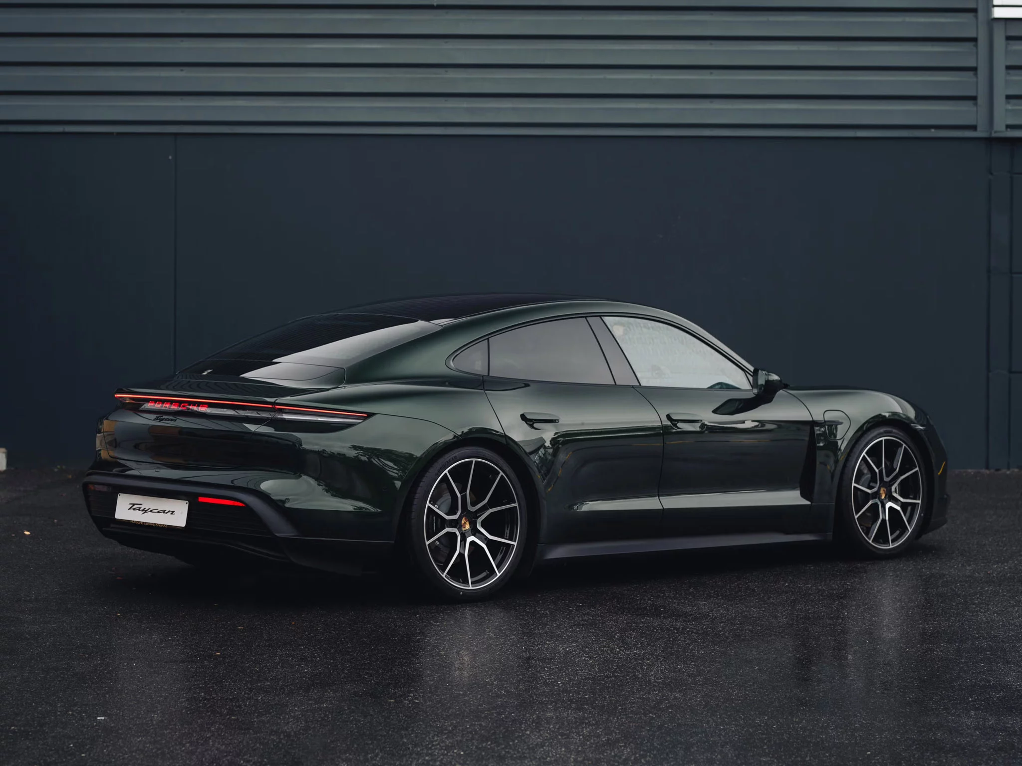 Oak Green Metallic Neo Porsche Taycan