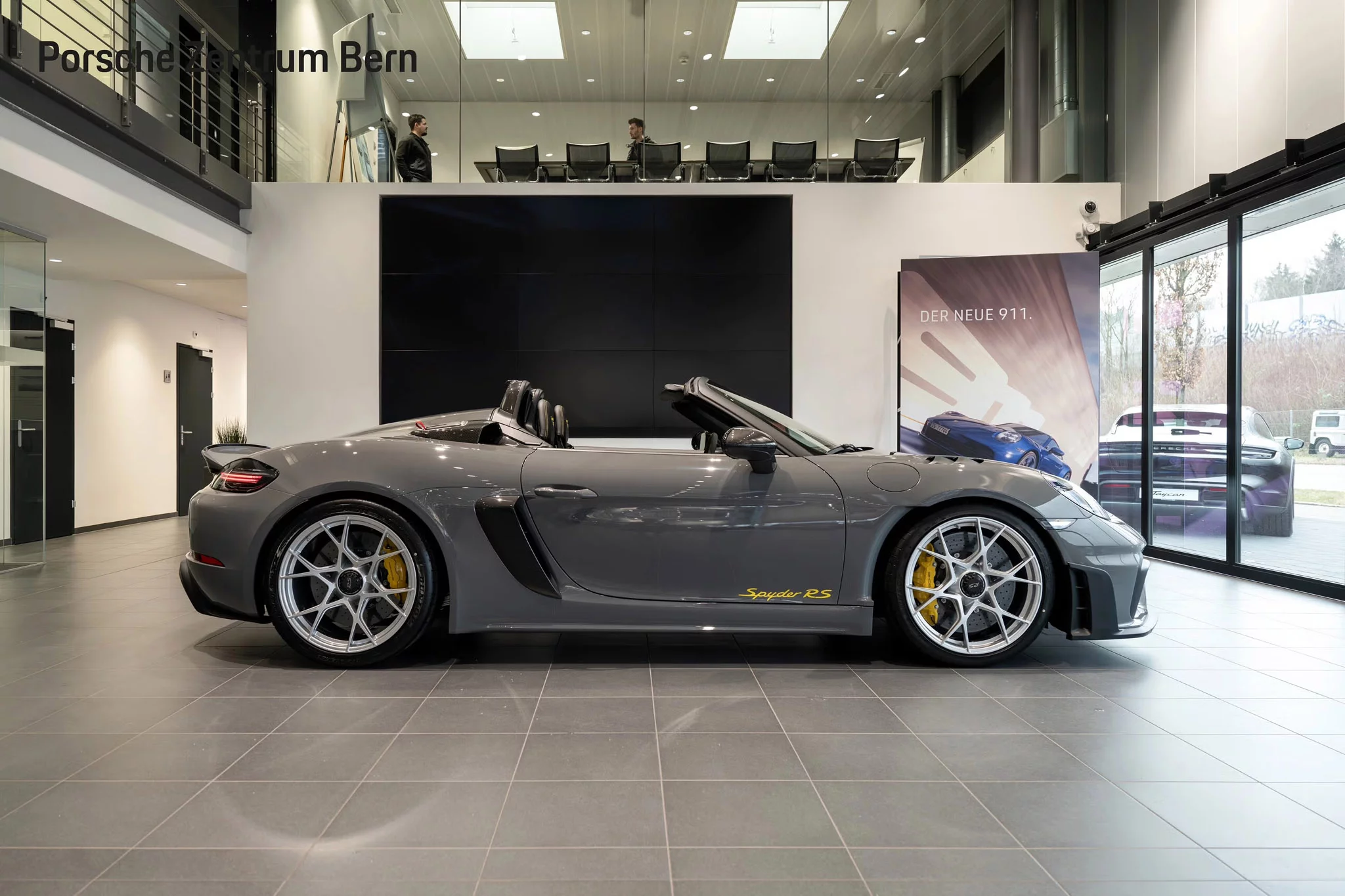 China Grey Porsche 718 Spyder RS