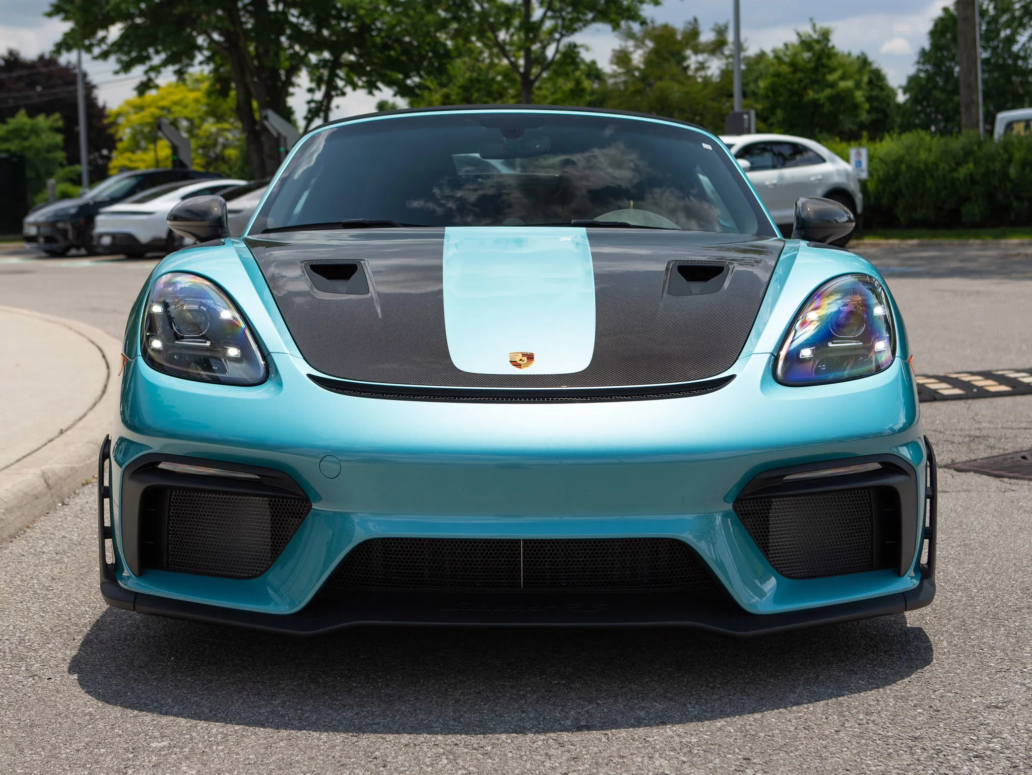 Ipanema Blue Metallic Porsche 718 Spyder RS