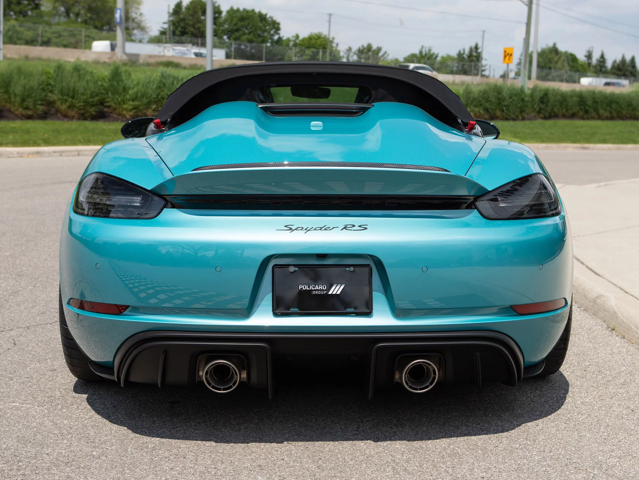 Ipanema Blue Metallic Porsche 718 Spyder RS