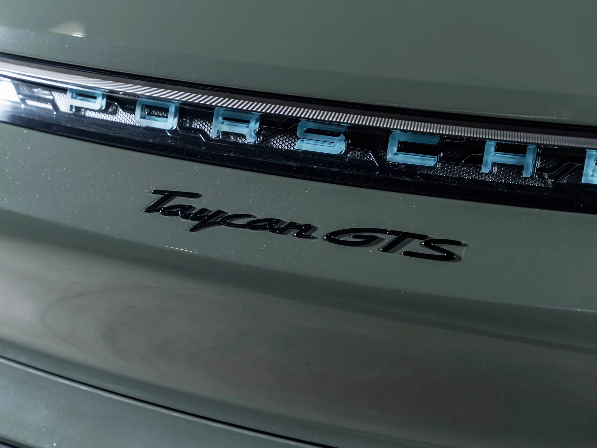 Black Olive Porsche Taycan