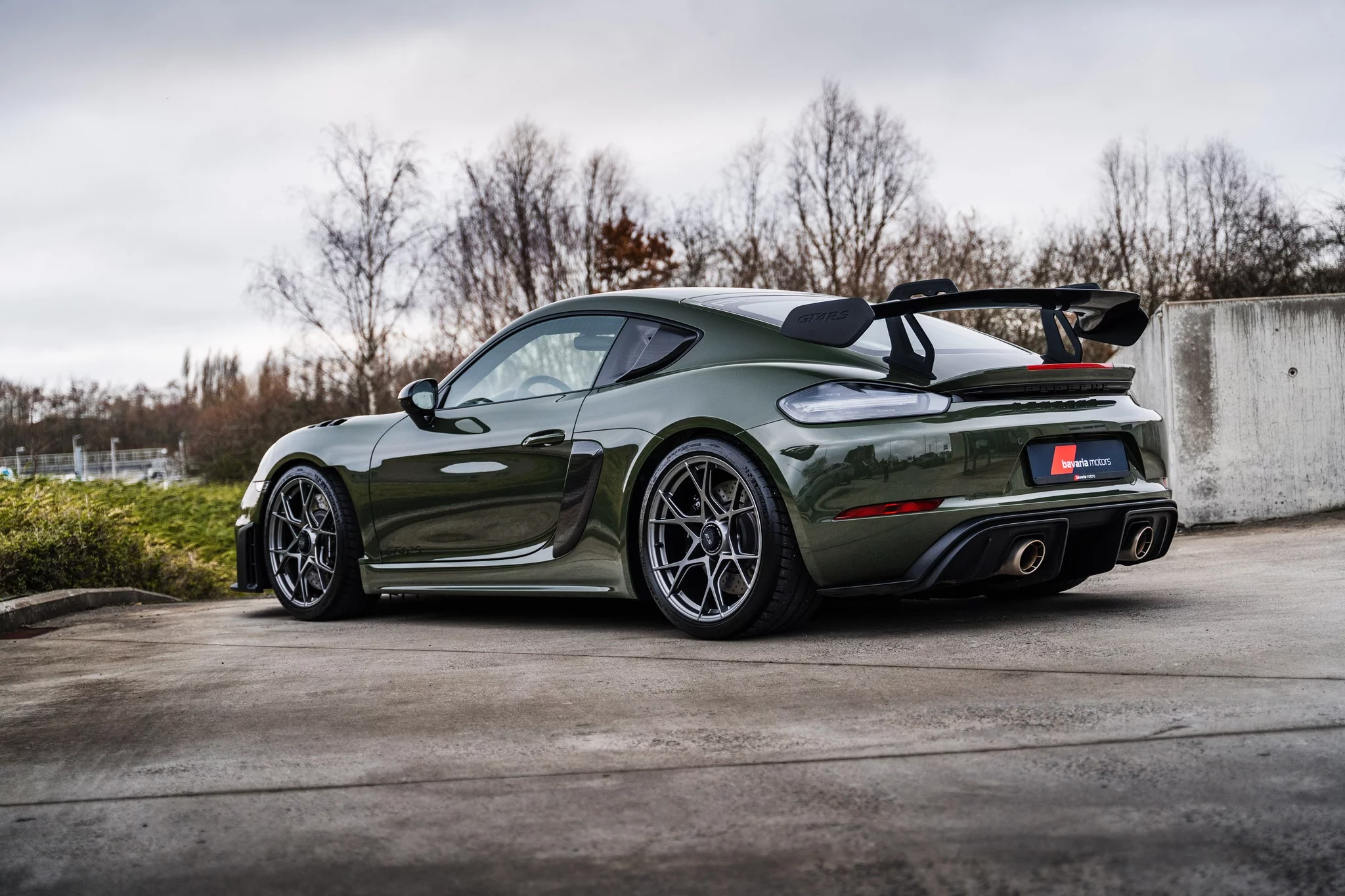 Black Olive Porsche 718 Cayman GT4 RS