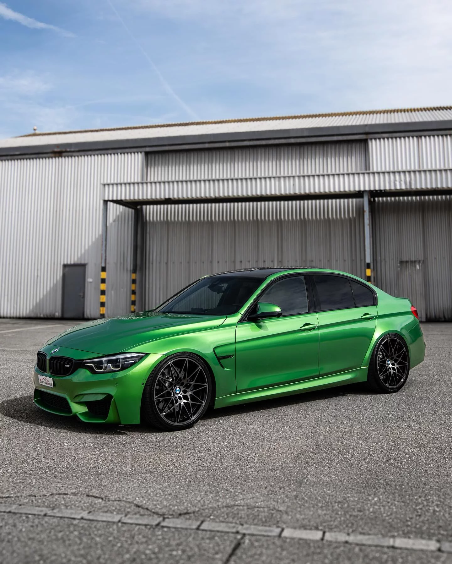 Rally Green BMW M3