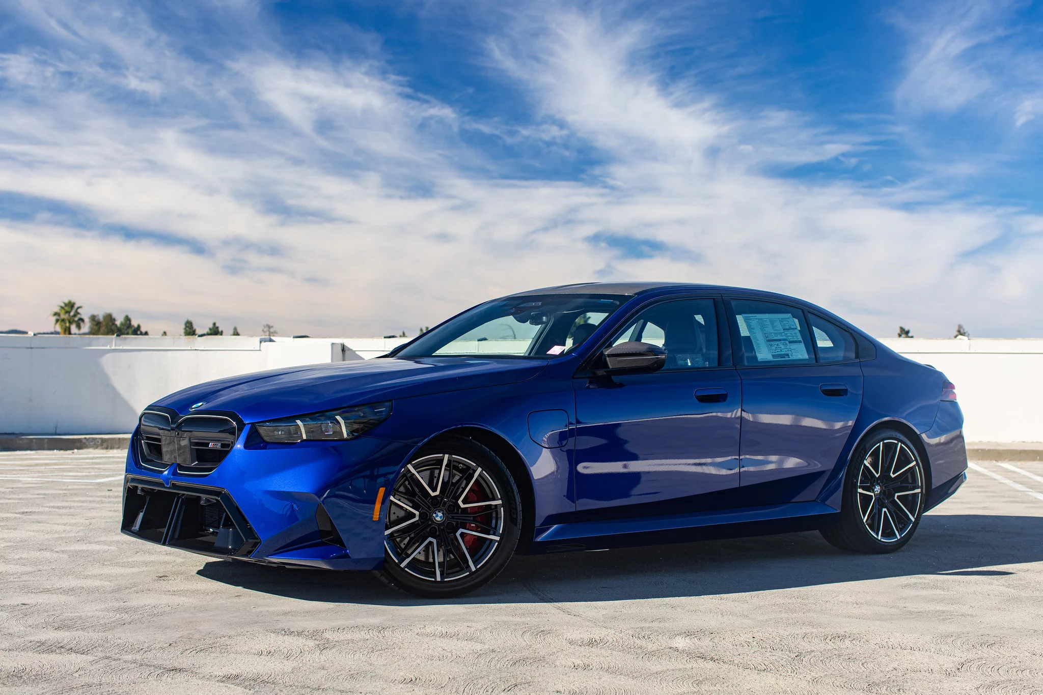 Marina Bay Blue BMW M5