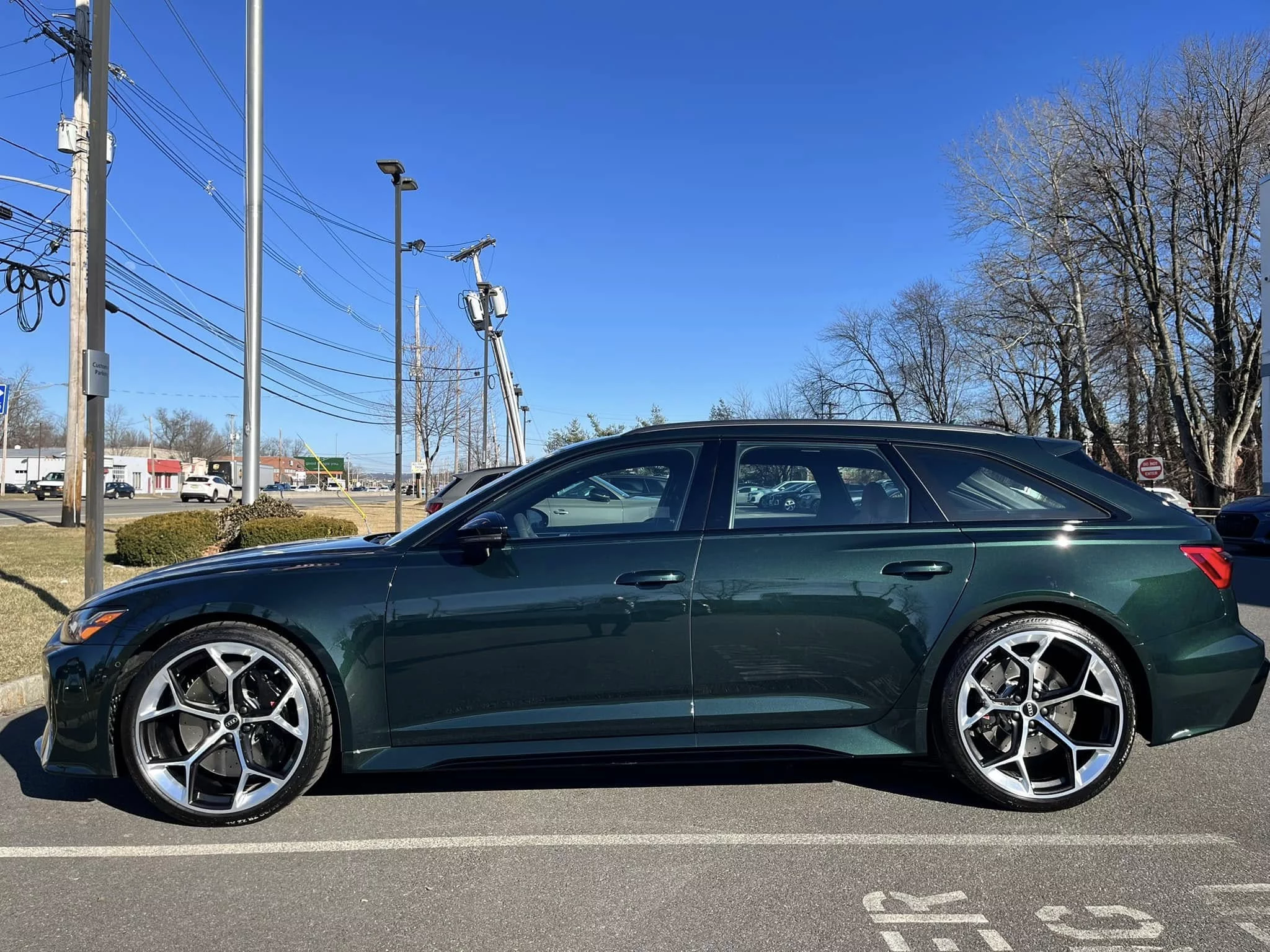 Deep Green Audi RS6 Avant