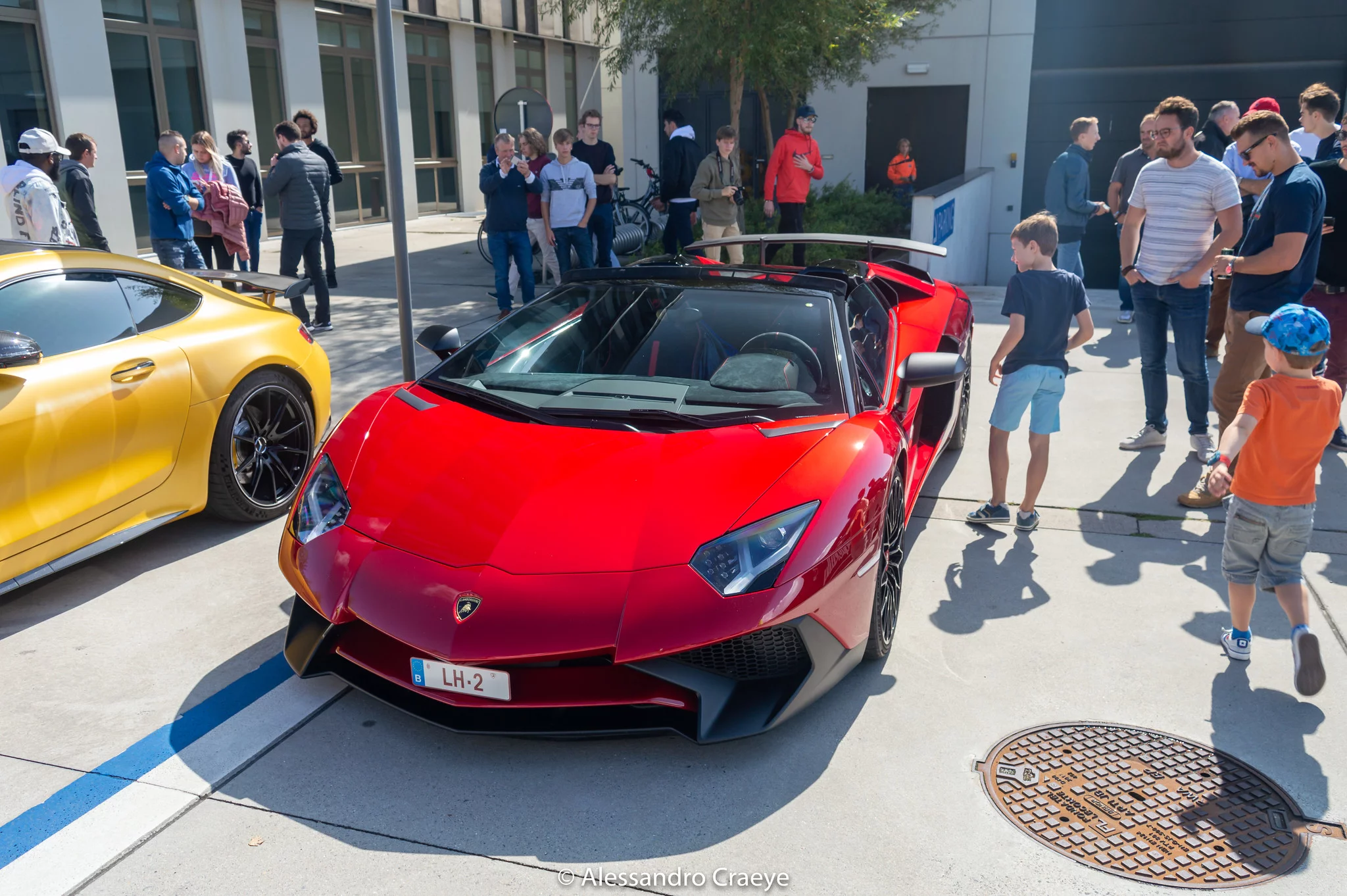 Rosso Bia Lamborghini Aventador
