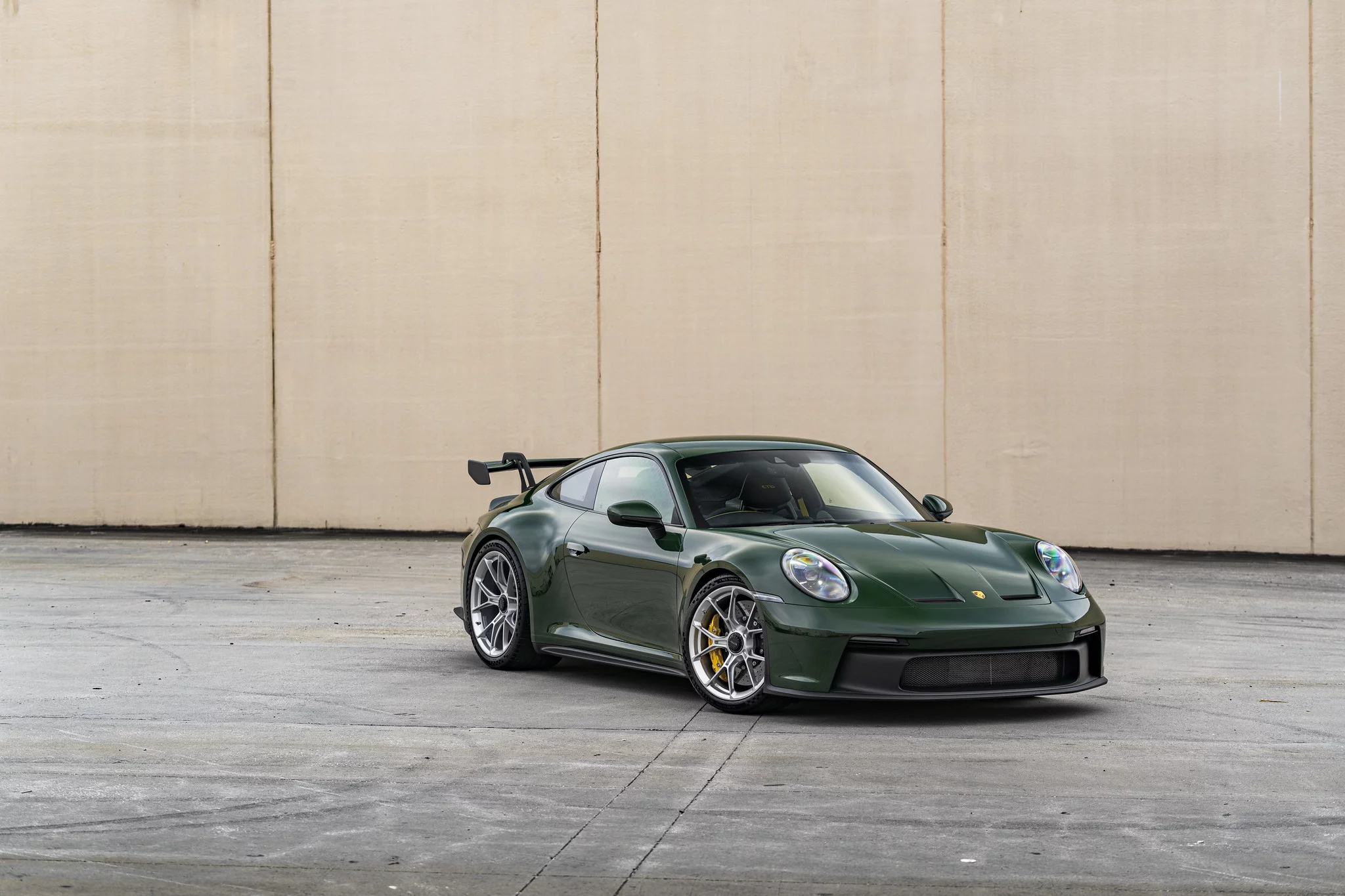 British Racing Green Porsche 911 GT3