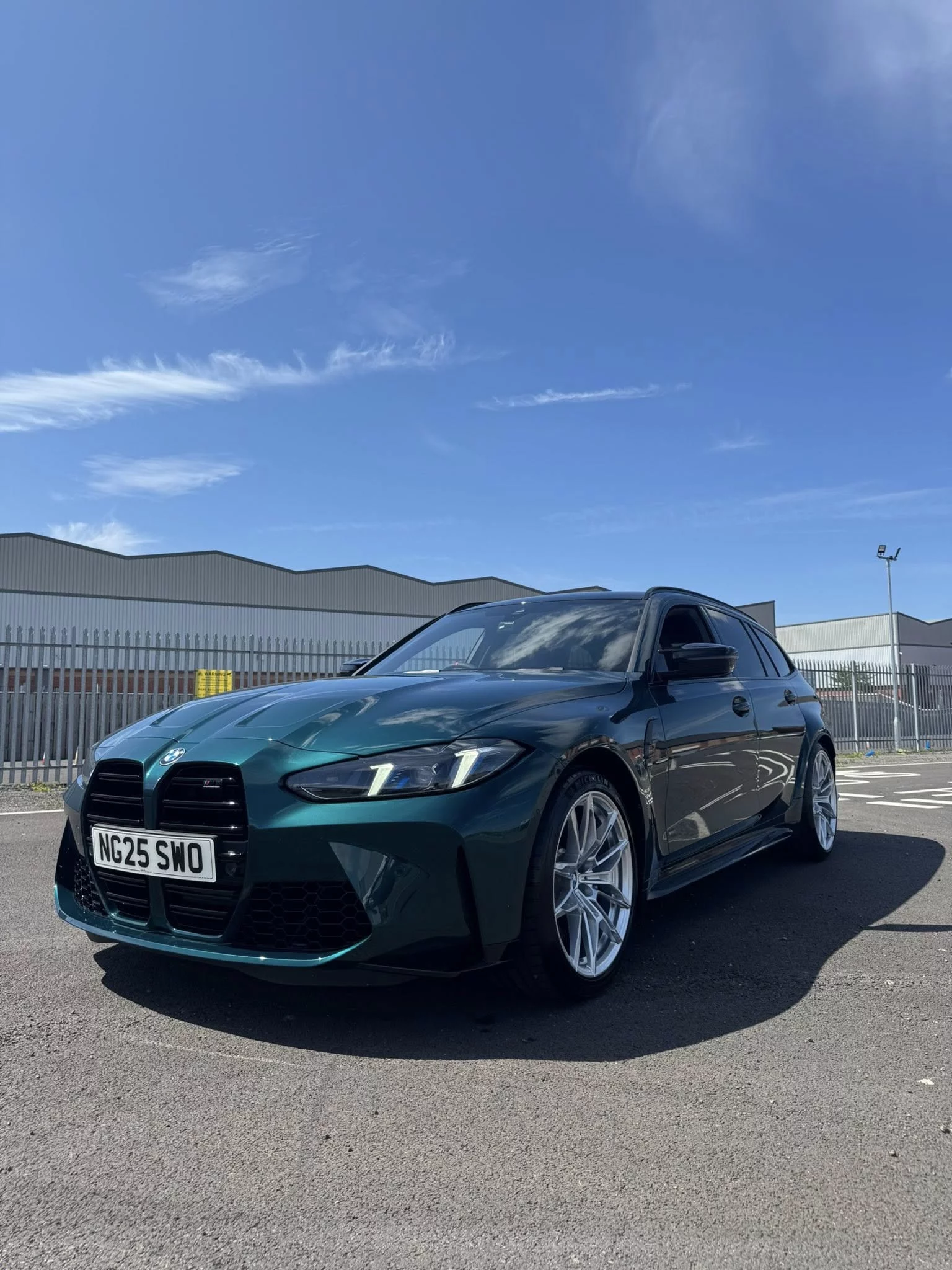Boston Green BMW M3