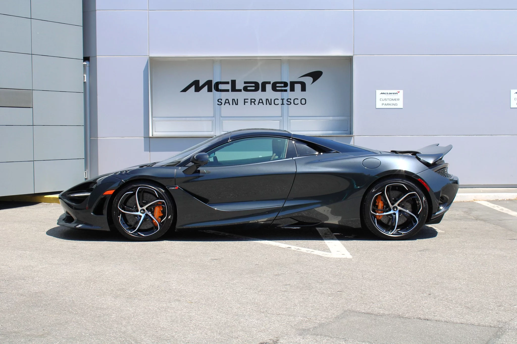 Plateaux Grey McLaren 750S