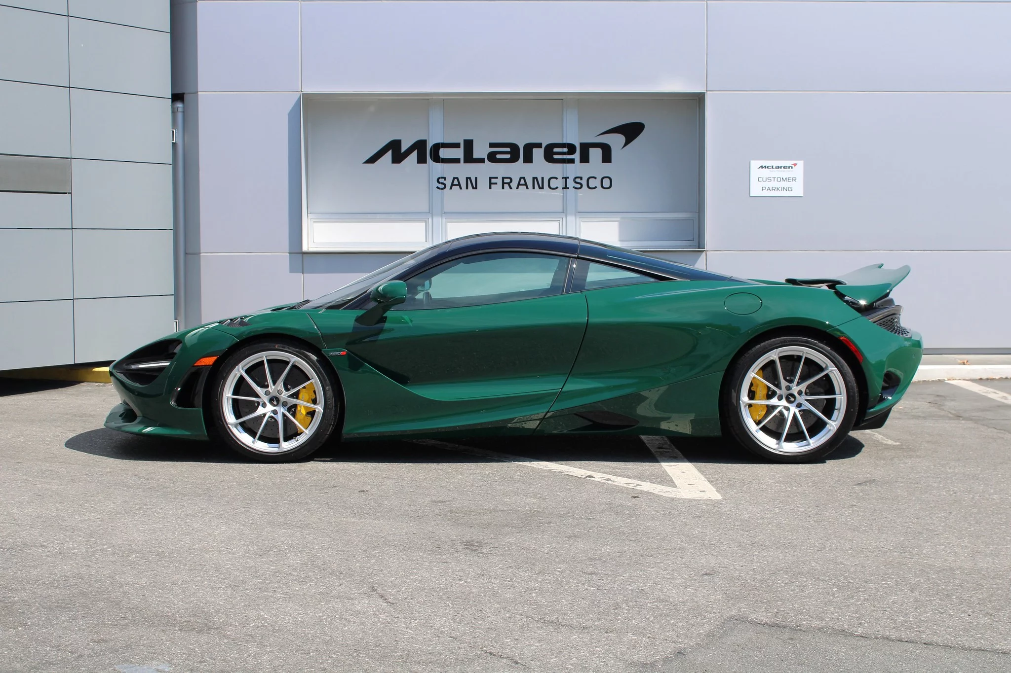 British Racing Green McLaren 750S