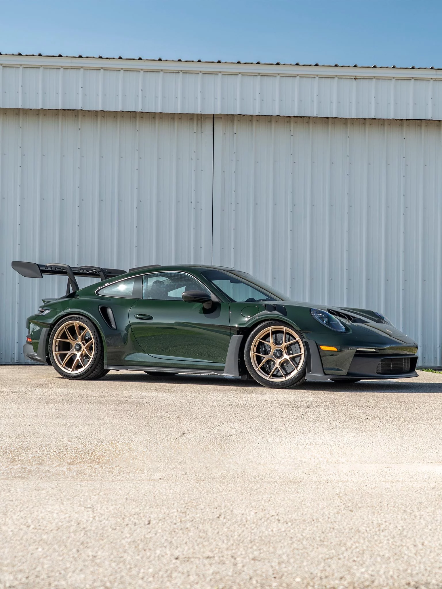 Brewster Green Porsche 911 GT3 RS