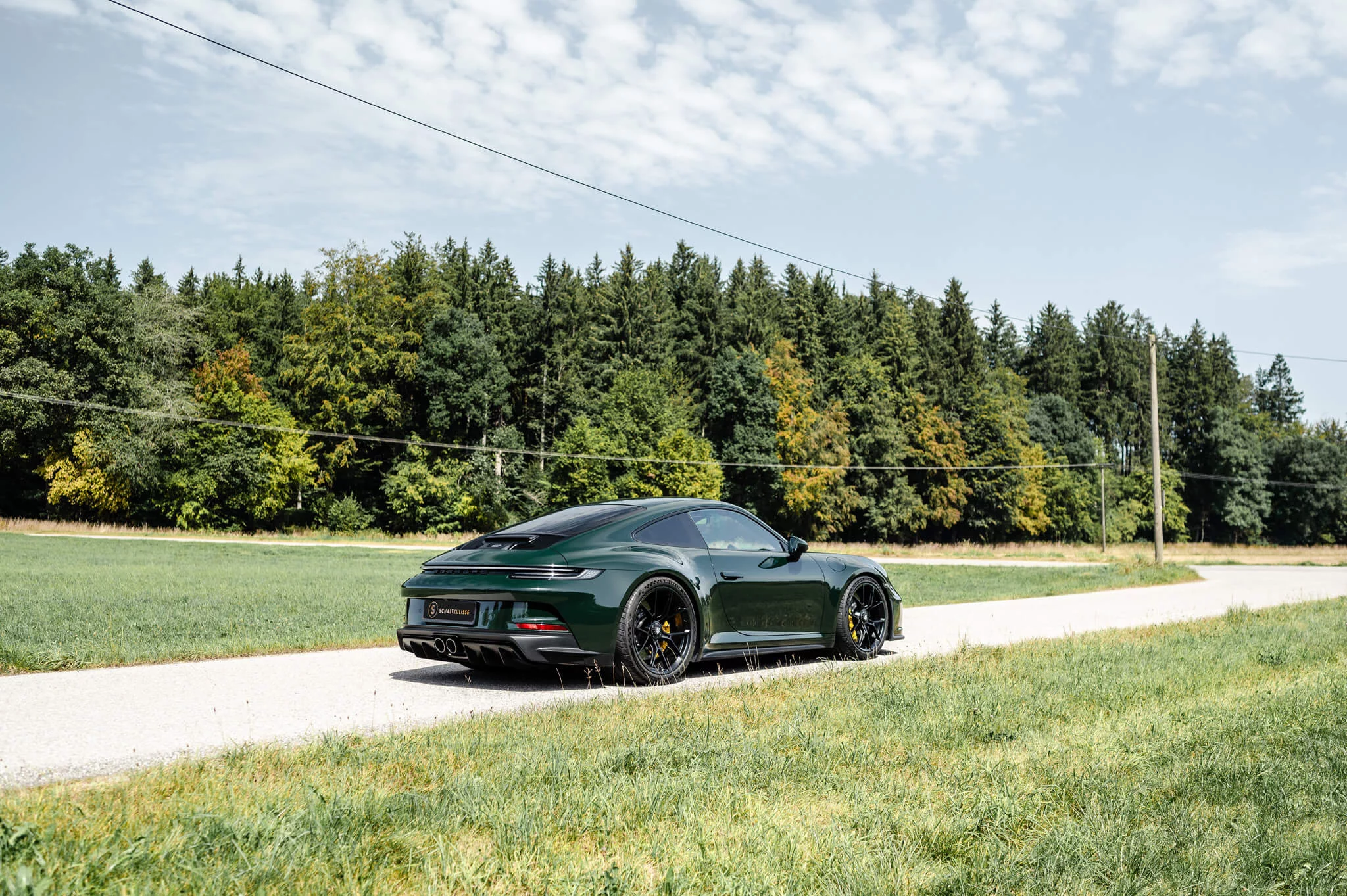 Brewster Green Porsche 911 GT3