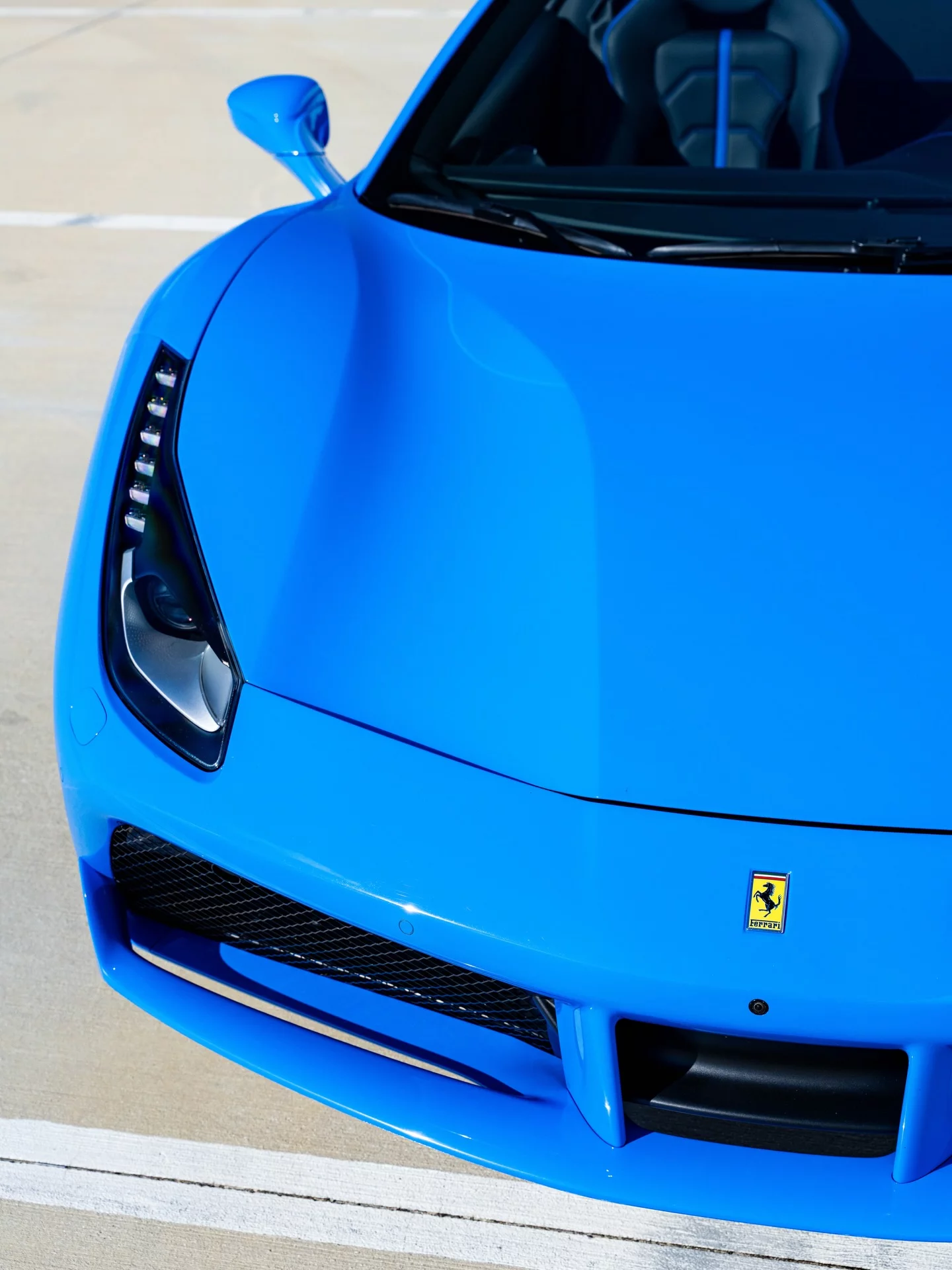 Mexico Blue Ferrari 488