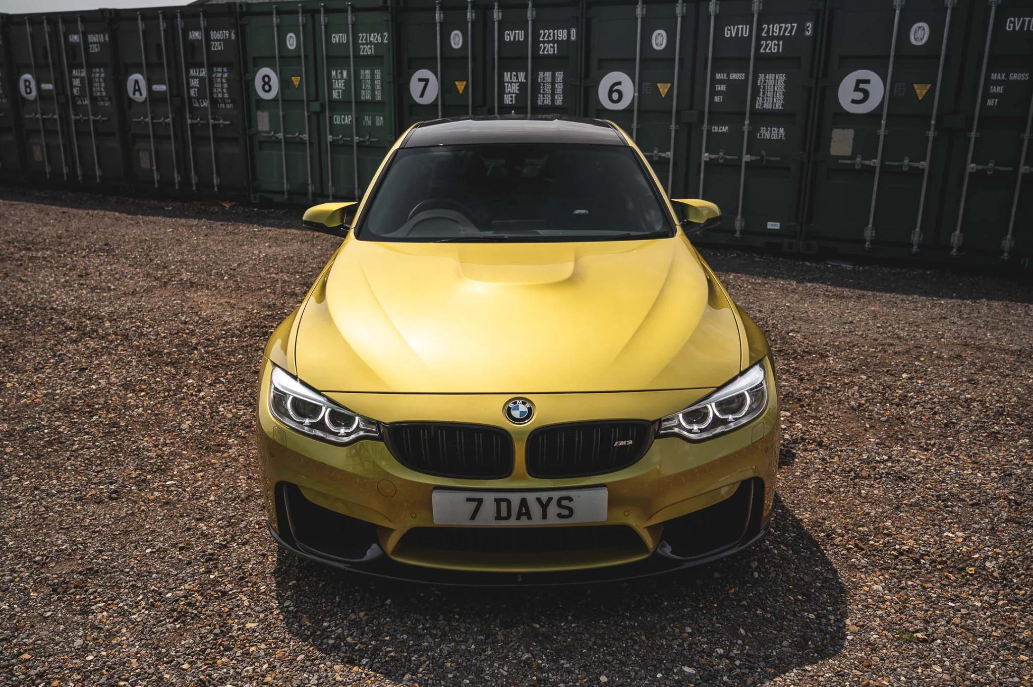Austin Yellow BMW M3
